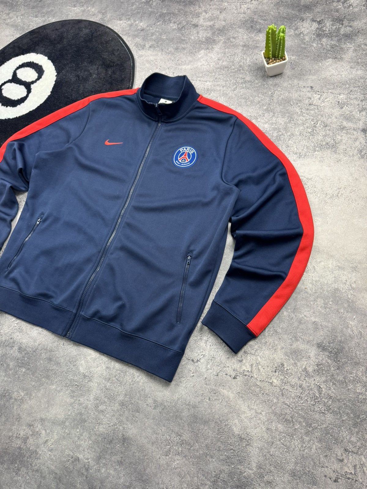 Nike Nike Paris Saint-Germain PSG Track Jacket Full Zip Soccer Size US XL / EU 56 / 4 - 3 Thumbnail