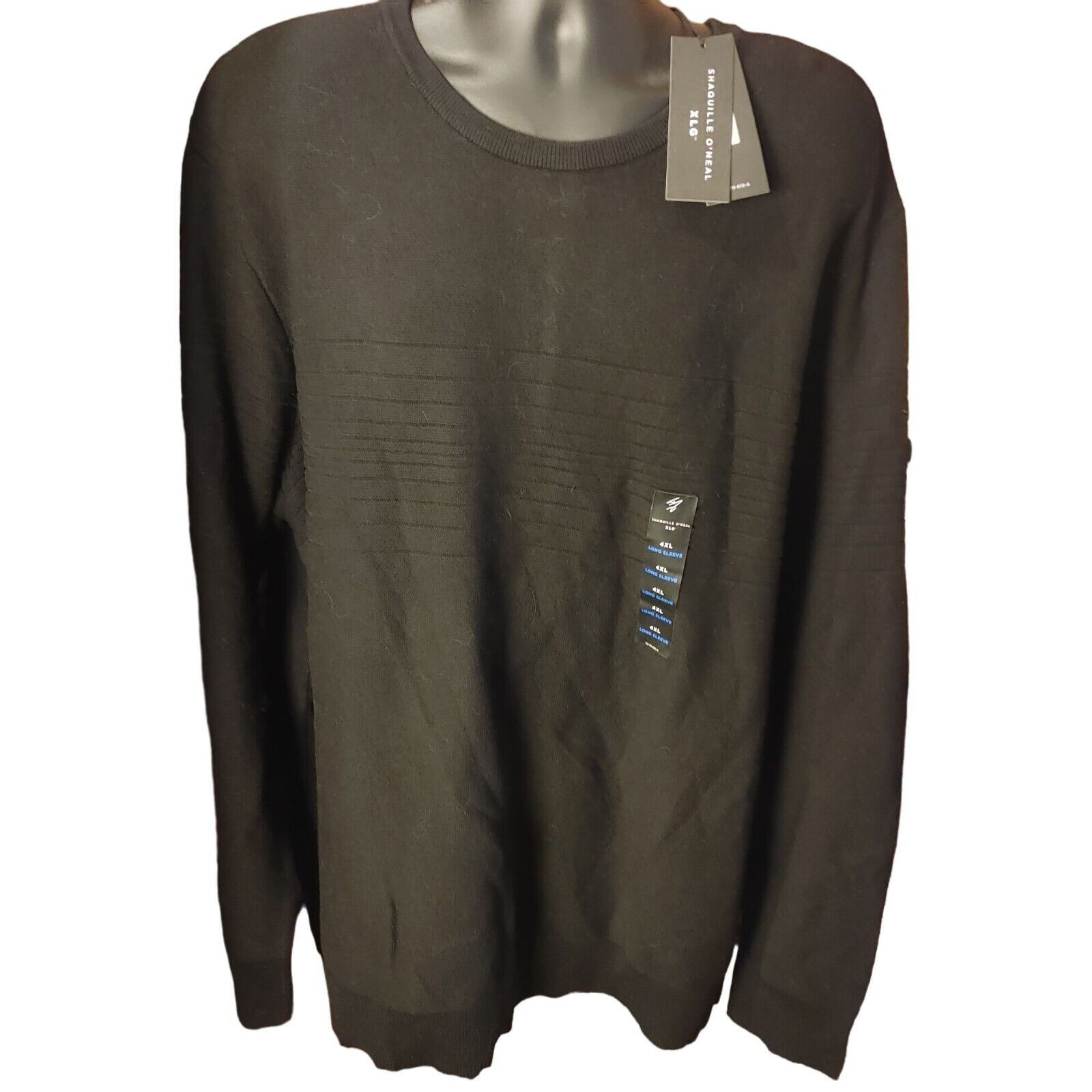 Other Shaquille O'Neal Men's Black Long Sleeve Crew Sweater 4XL Size US XXL / EU 58 / 5 - 1 Thumbnail