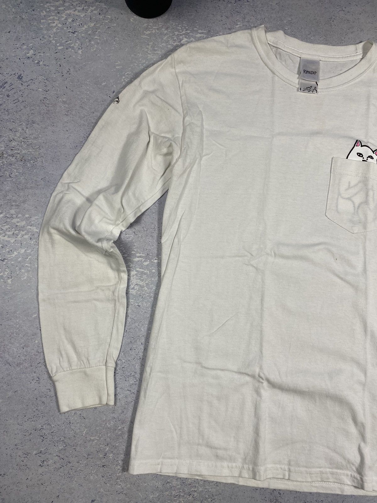 RIPNDIP Rip n Dip Men’s White T-shirt With Mini Logo Size Small Size US S / EU 44-46 / 1 - 4 Thumbnail