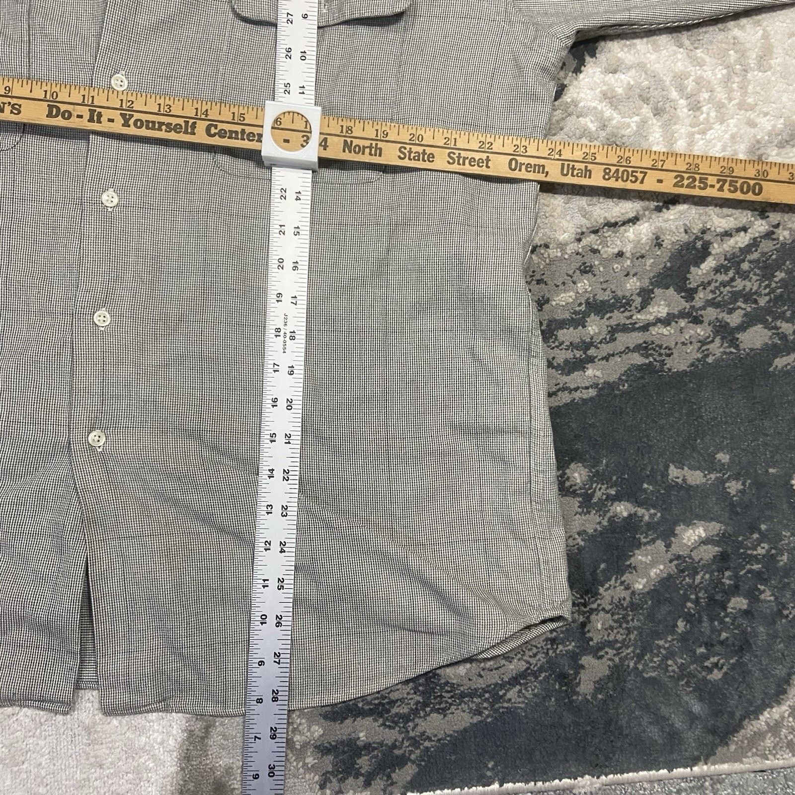 Polo Ralph Lauren Ralph Lauren Polo Benford Shirt Men L Gray/Black Houndstooth Size US L / EU 52-54 / 3 - 4 Thumbnail