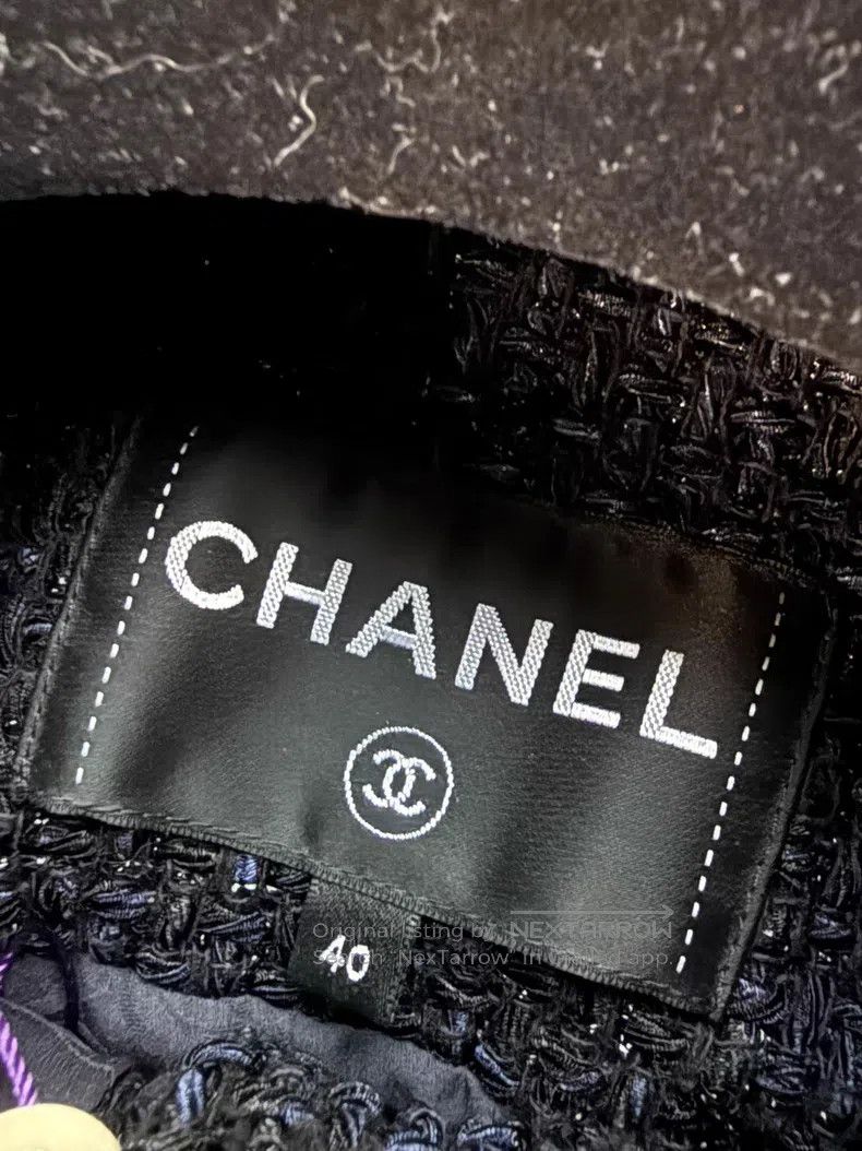 Chanel Chanel 21p tweed stitched denim jacket Size S / US 4 / IT 40 - 3 Thumbnail