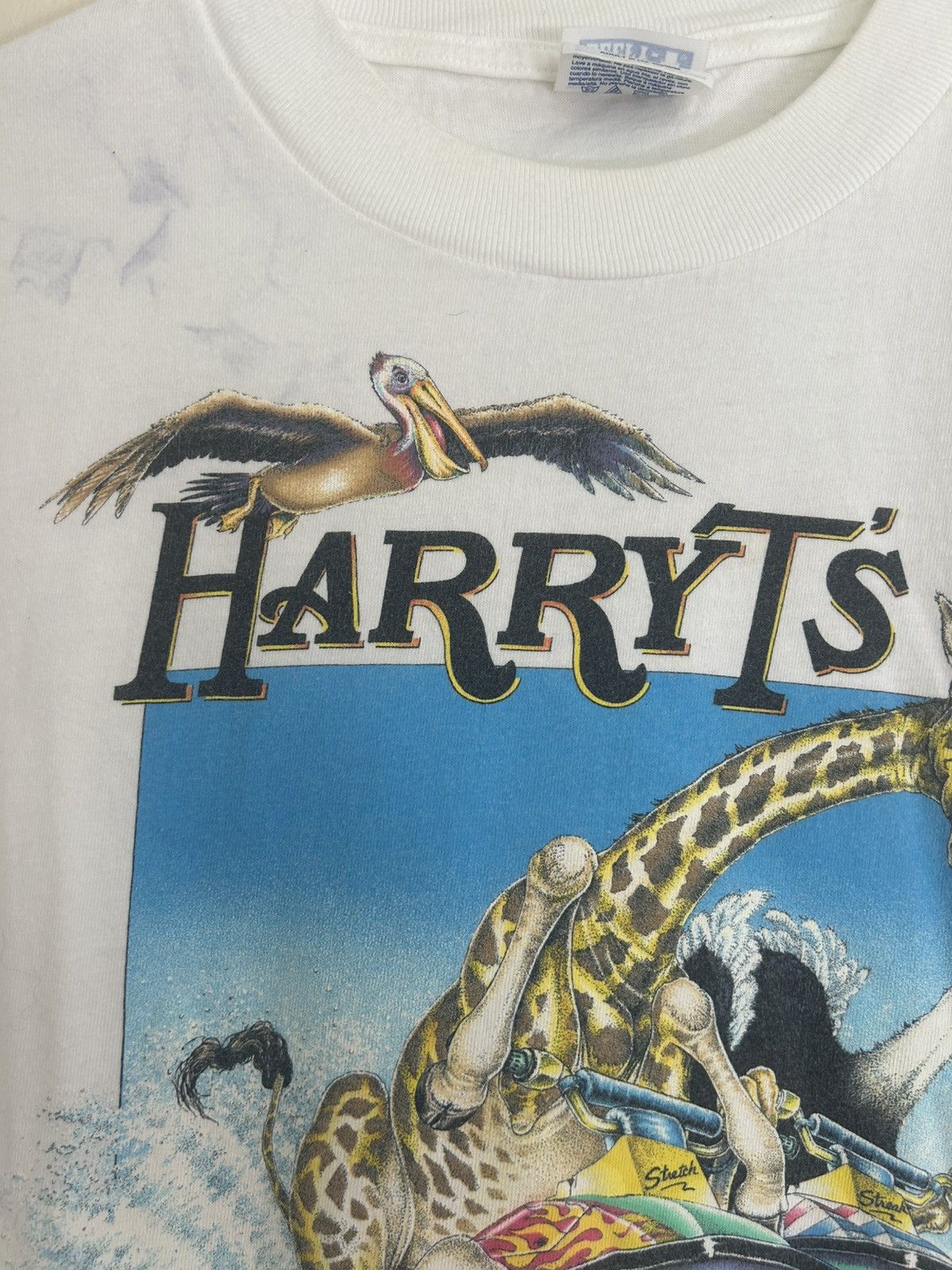 Vintage Vintage Harry T’s “Race of the Long Necks” Animal Jetski Tee Size US M / EU 48-50 / 2 - 5 Thumbnail