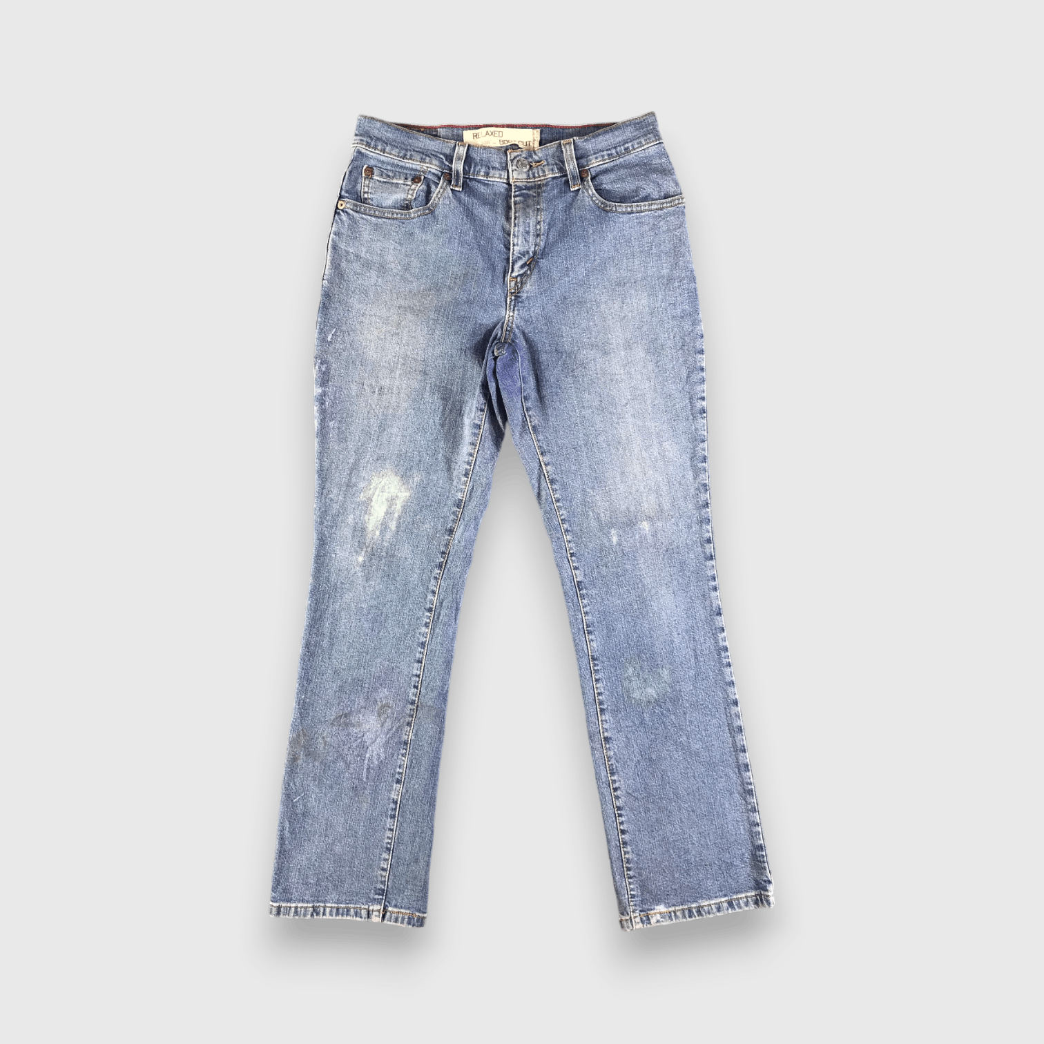 Levi's Vintage Blue Wash Levis 550 Jeans-J3417 Size 30" / US 8 / IT 44 - 1 Thumbnail