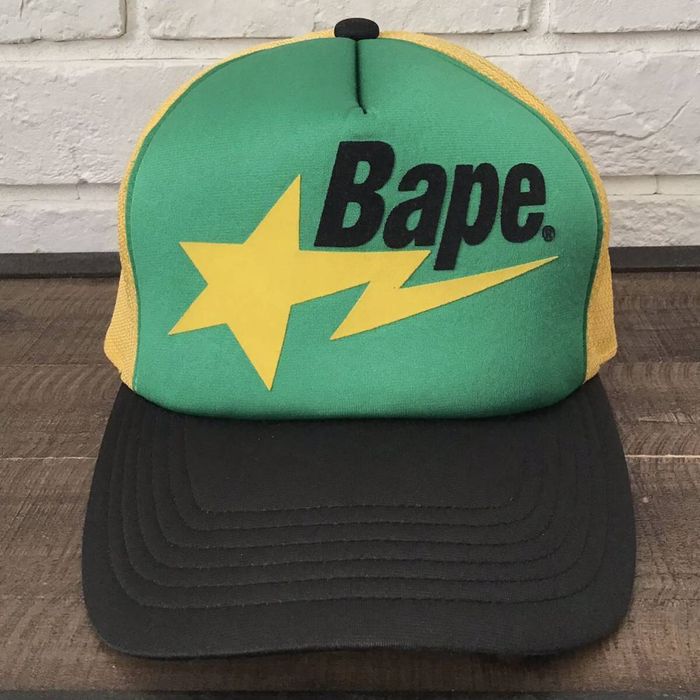 Bape BAPE STA logo tracker hat cap a bathing ape star