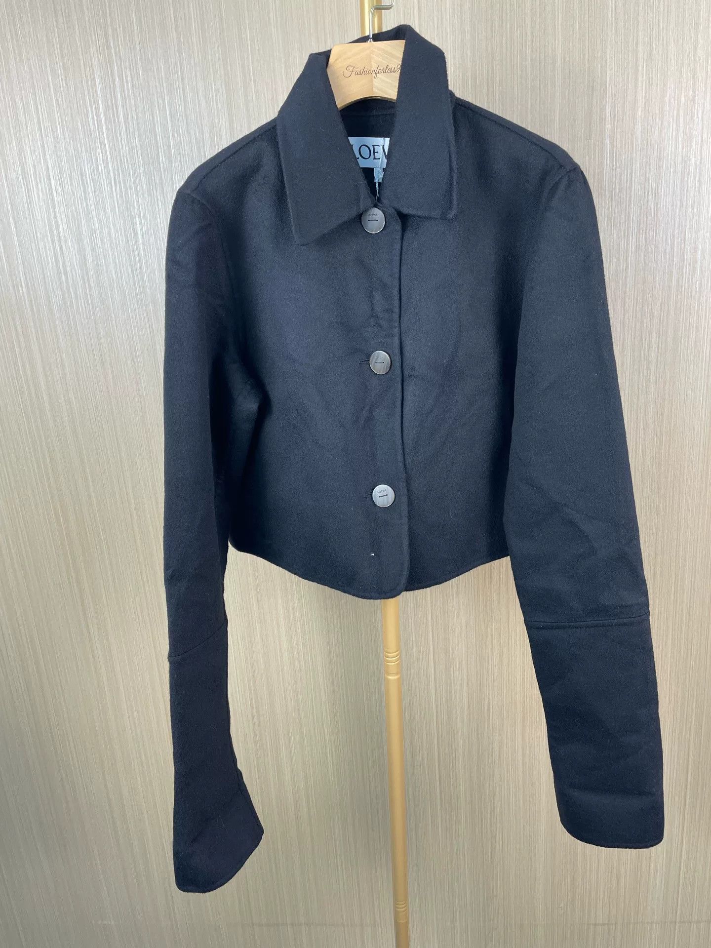 Loewe Loewe Black Wool Coat Size 40 Size US M / EU 48-50 / 2 - 1 Thumbnail