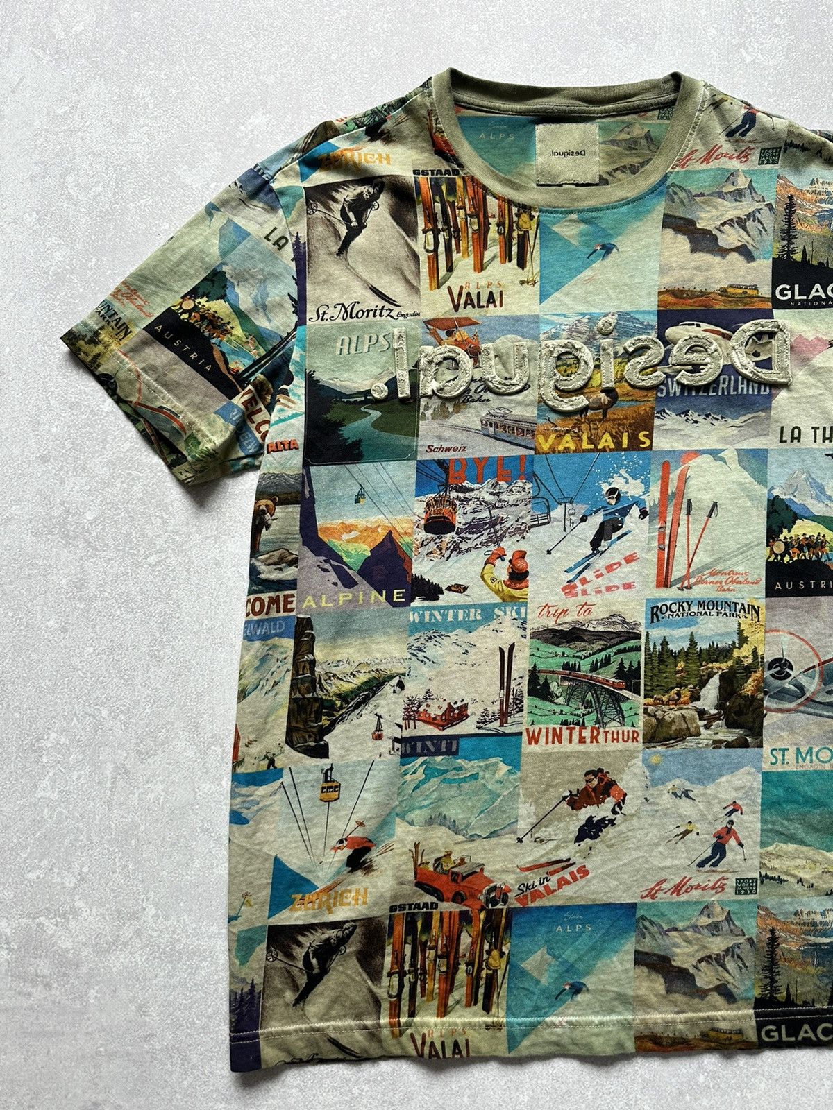 Desigual desigual t-shirt men medium crazy multicolor Size US M / EU 48-50 / 2 - 2 Thumbnail