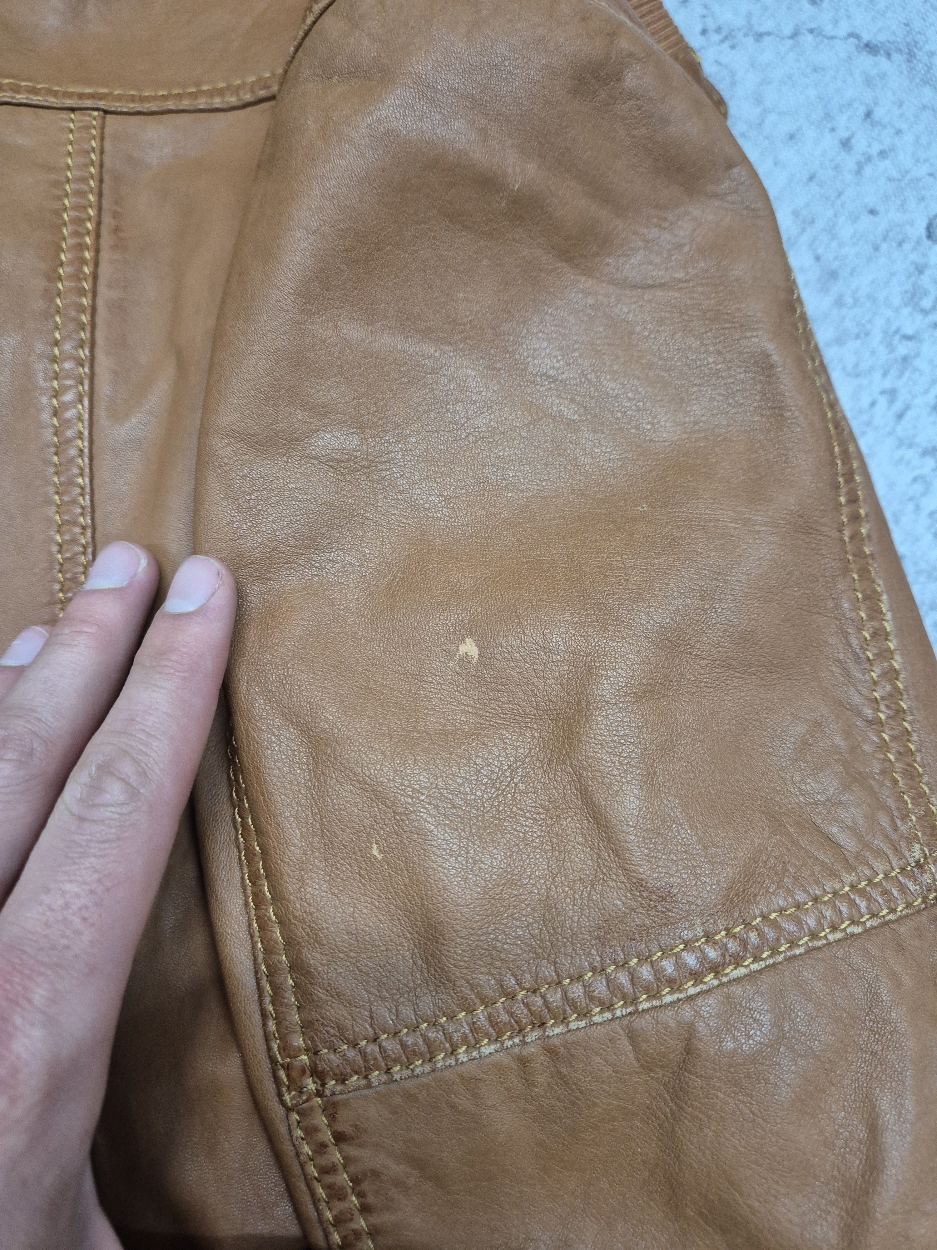 Vintage Vintage Avant Garde Leather Jacket Size L / US 10 / IT 46 - 13 Thumbnail