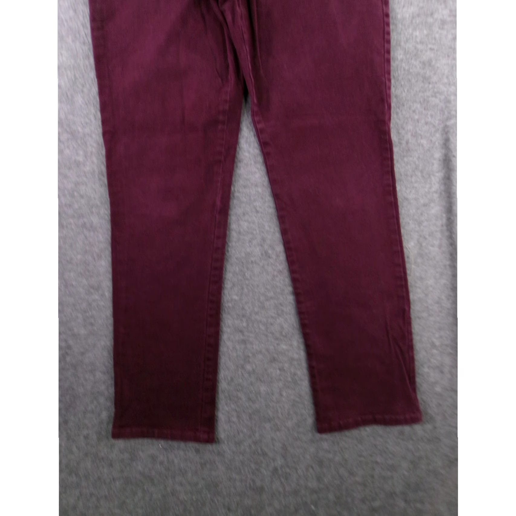 Gloria Vanderbilt VINTAGE Gloria Vanderbilt Pants Women 8 Maroon High Waisted Amanda Classic Stretch Retro Size 30" / US 8 / IT 44 - 3 Thumbnail