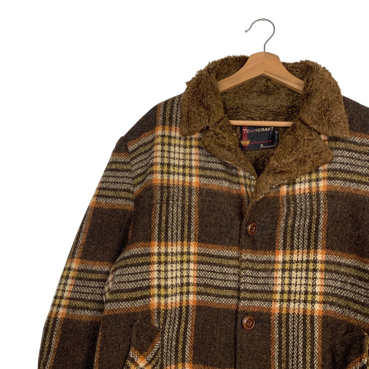 Towncraft TOWNCRAFT PENNEY Fleece Lined Wool Tartan Jacket #2936-C133 Size US M / EU 48-50 / 2 - 3 Thumbnail