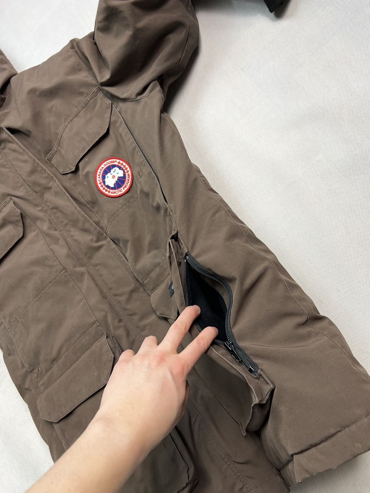 Canada Goose Down Jacket Canada Goose Expedition Parka Brown Winter Size US S / EU 44-46 / 1 - 7 Thumbnail