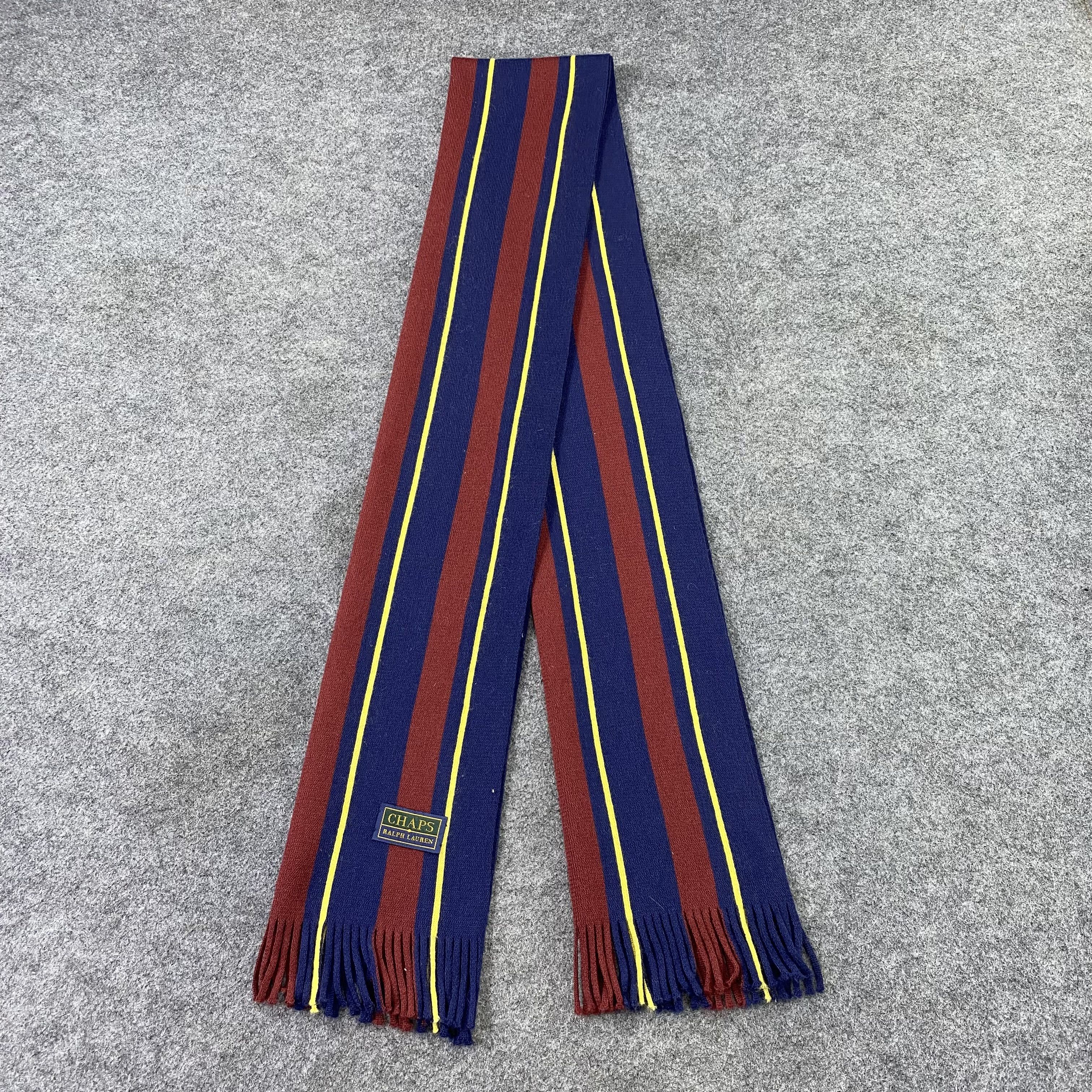 Chaps Ralph Lauren × Vintage Chaps Ralph Lauren Scarf / Muffler / Neckwear -T1555 Size ONE SIZE - 4 Thumbnail