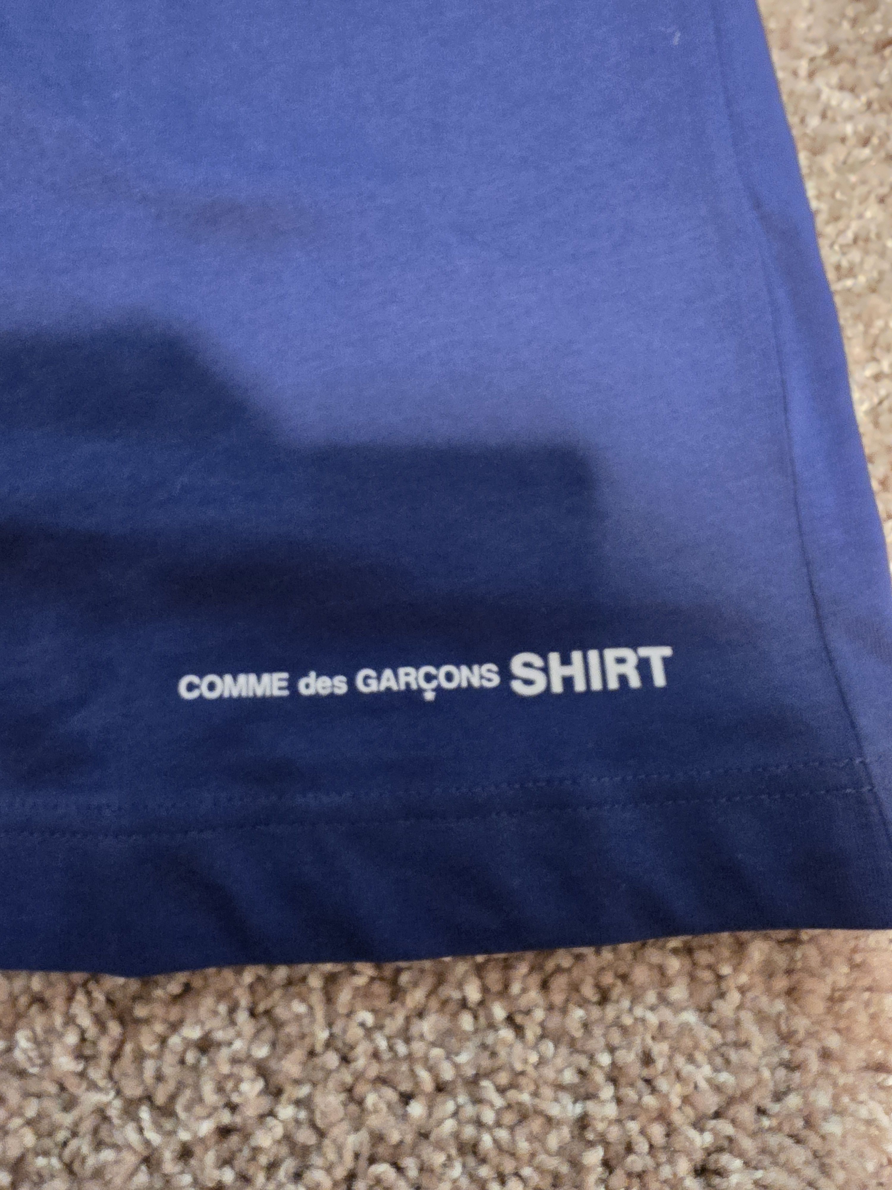 Comme des Garcons Comme Des Garcons: Blue Shirt (XL) NEW with tags Size US XL / EU 56 / 4 - 3 Thumbnail