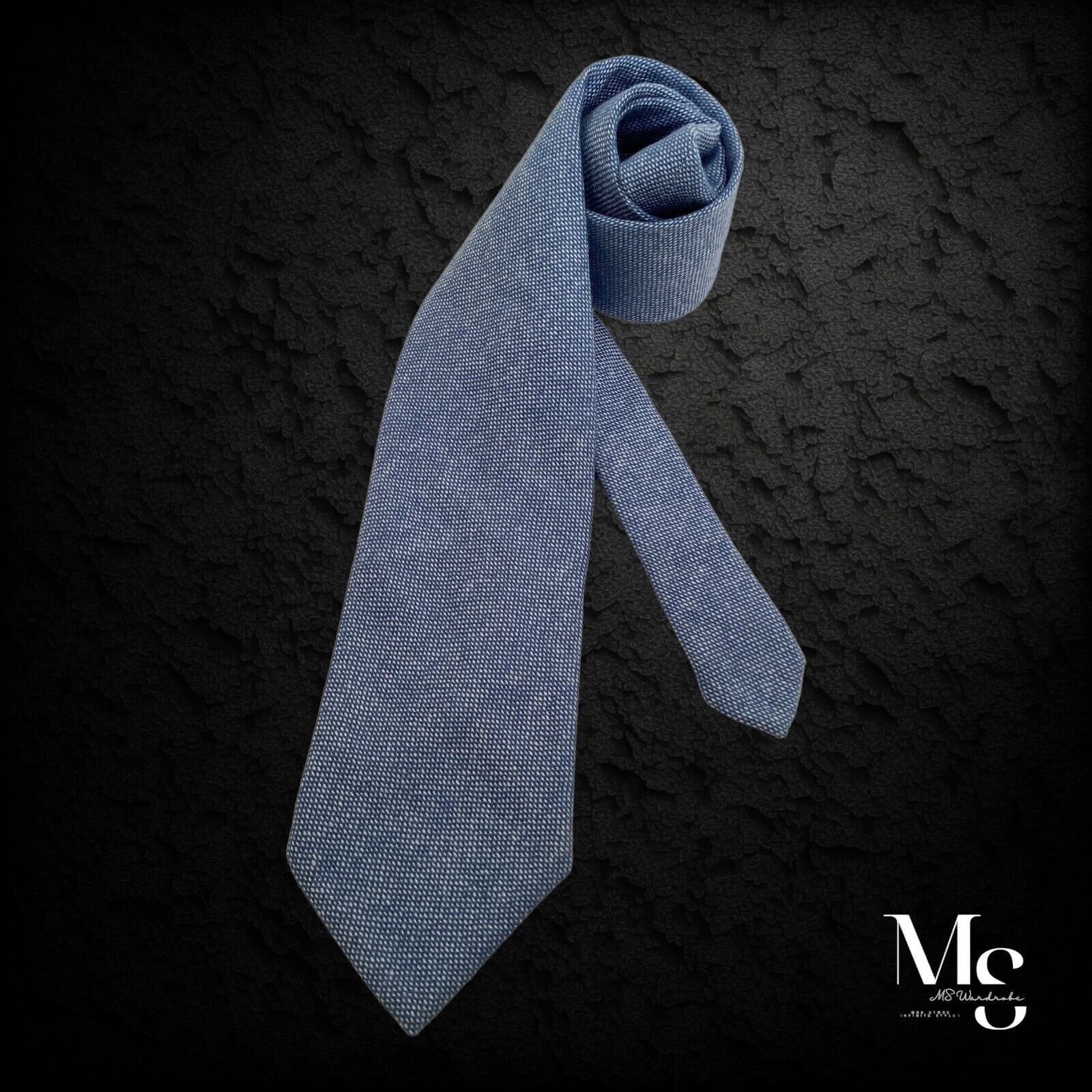 Other GIANNI DAL CORTIVO Blue Geometric Hand Made Cashmere Tie Size ONE SIZE - 1 Thumbnail