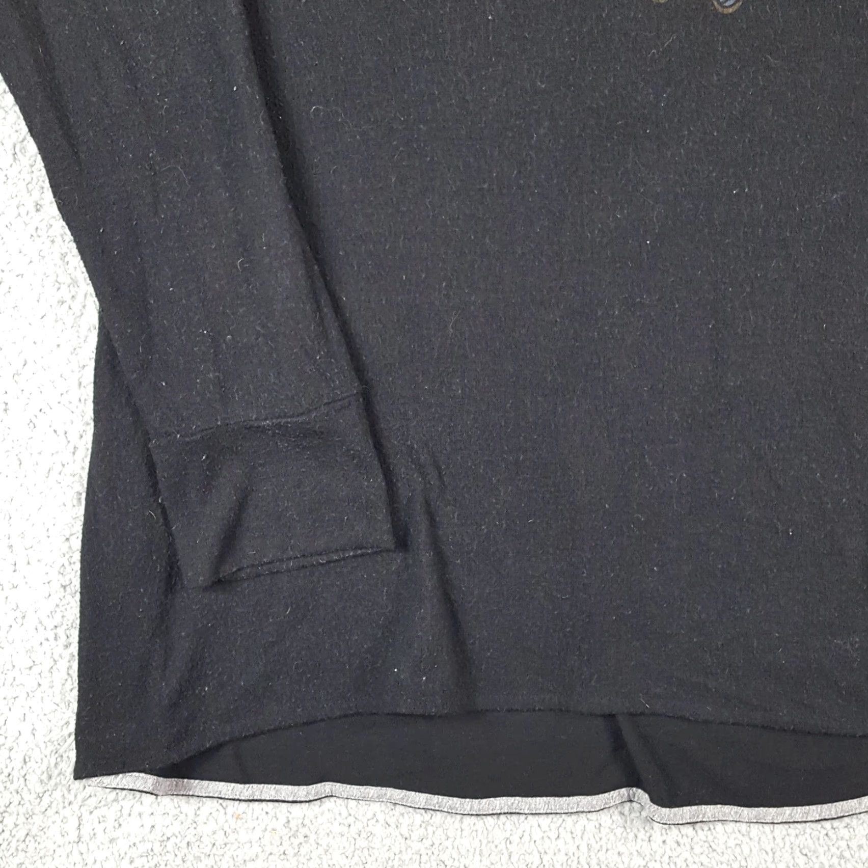 Harley Davidson VINTAGE Harley-Davidson Hoodie 2XL Black Biker Sweatshirt Fleece 90s Womens Size XXL / US 16-18 / IT 52-54 - 4 Thumbnail