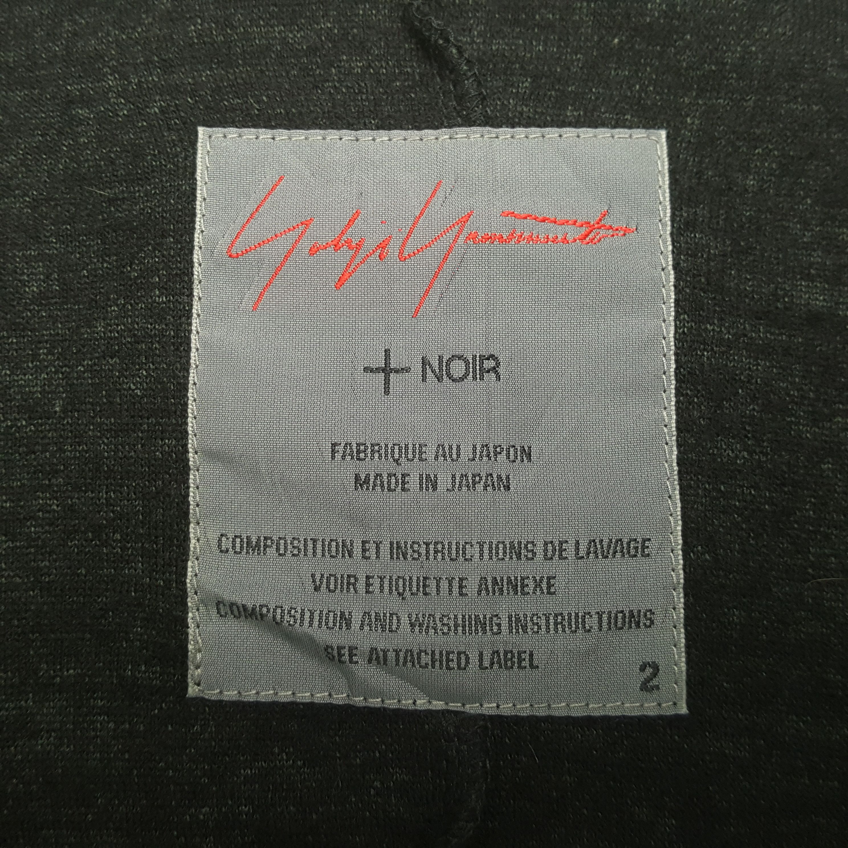Yohji Yamamoto Vintage Yohji Yamamoto x Noir Japan Designer Jacket C296N21 Size US M / EU 48-50 / 2 - 6 Thumbnail