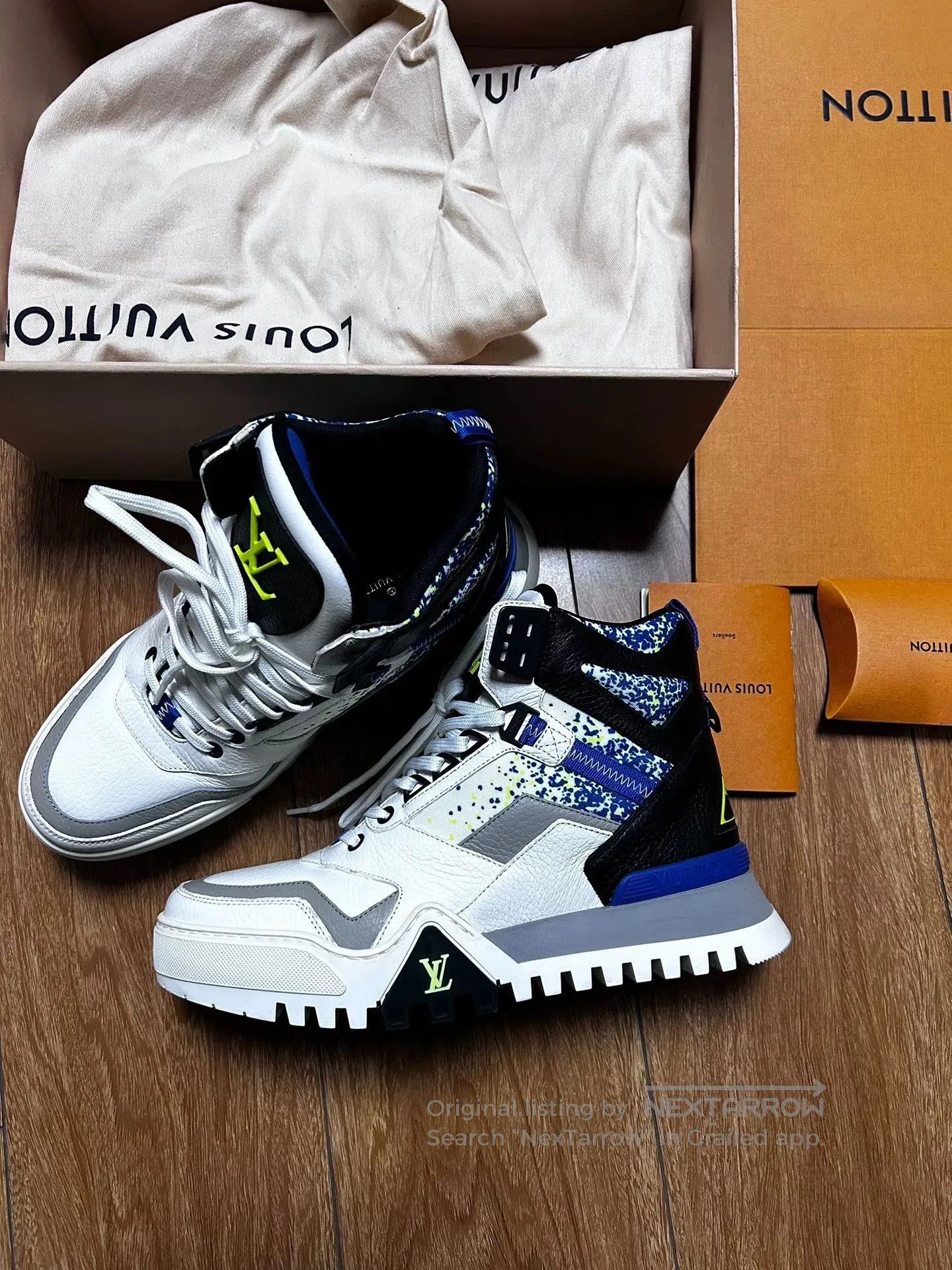 Louis Vuitton Louis Vuitton High-Top Fashion Sneakers. Size US 7 / EU 40 - 2 Thumbnail