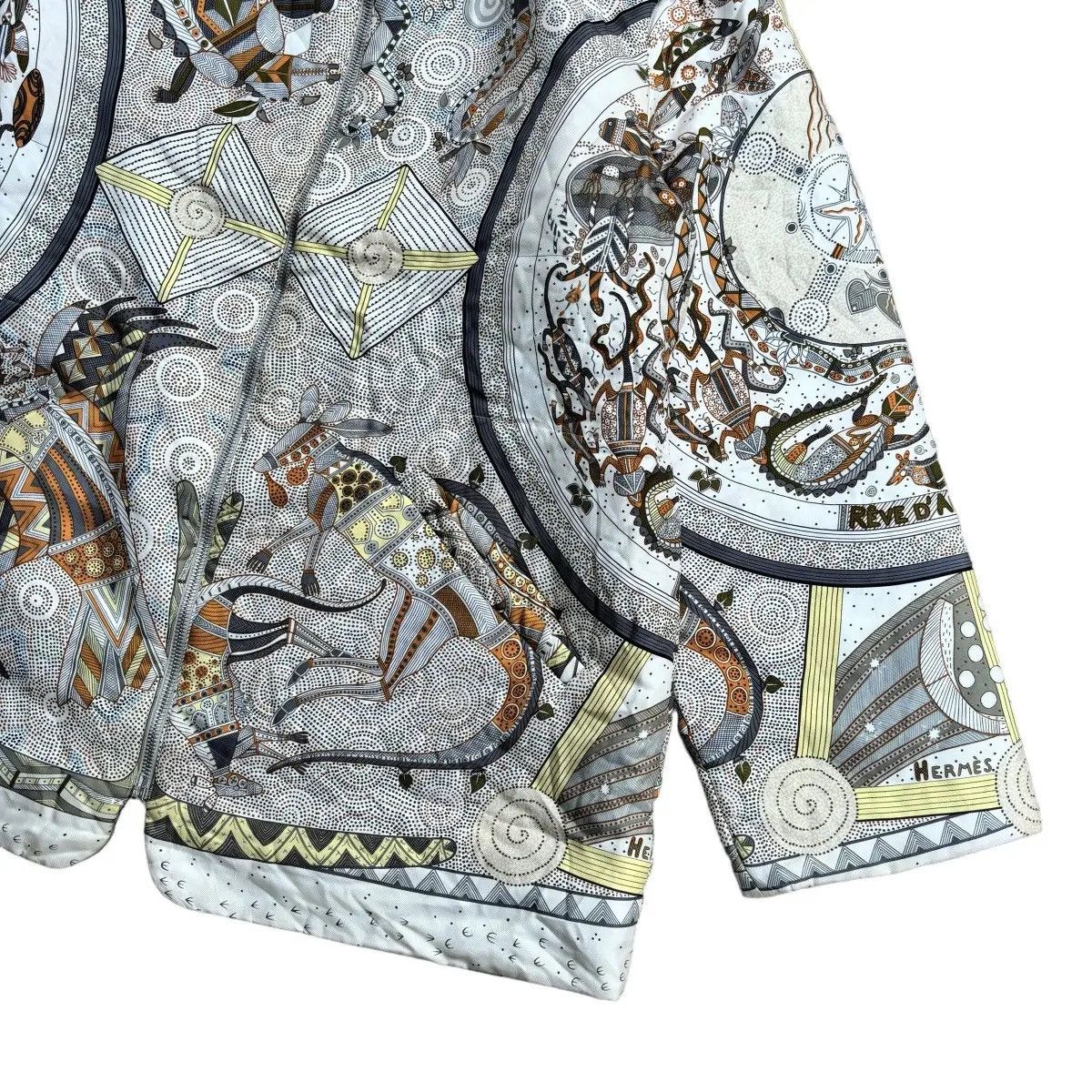 Hermes Vintage Hermes reve d'australie silk reversible jacket Size US L / EU 52-54 / 3 - 5 Thumbnail