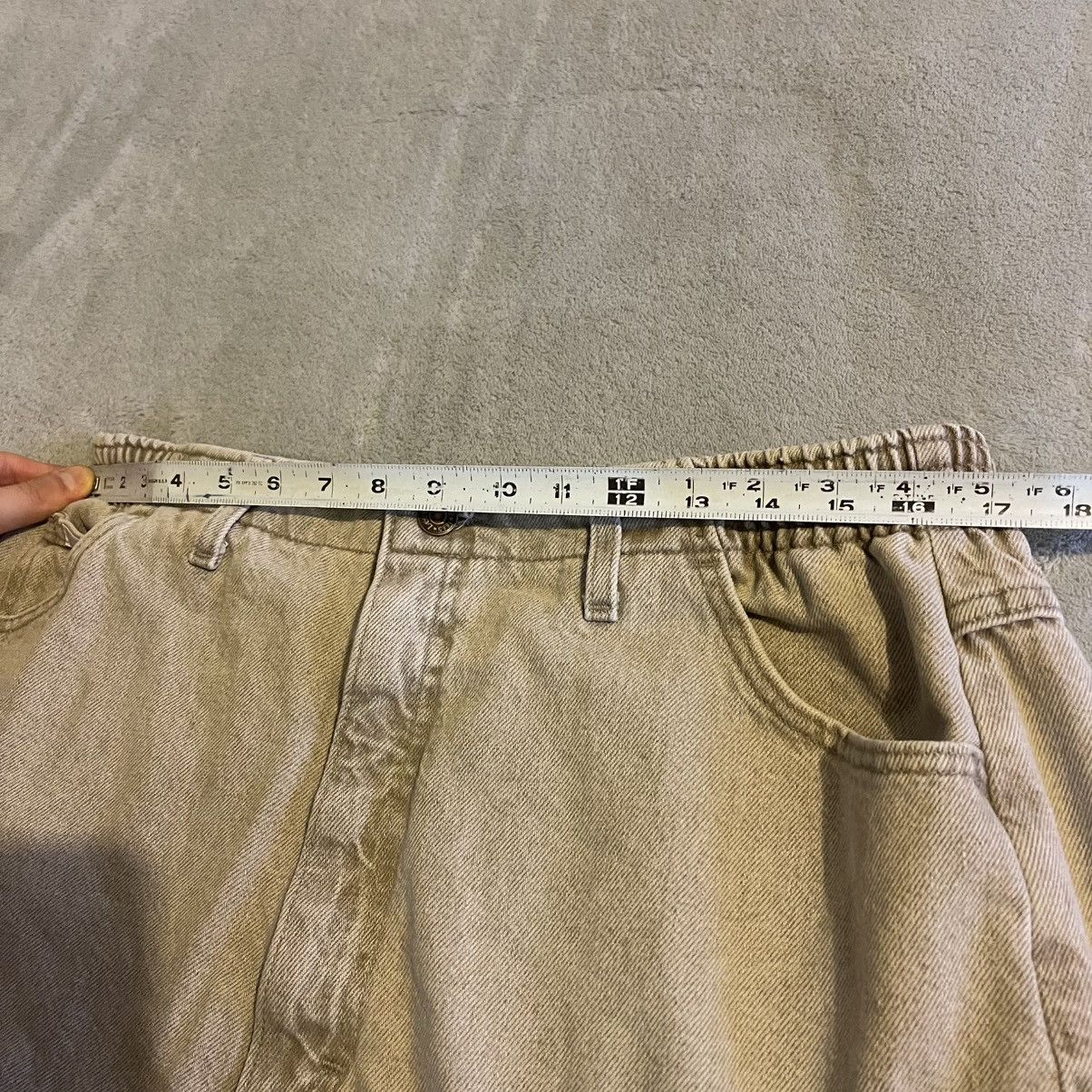Lee Vintage Lee Jeans Women 18 Medium Beige Bootcut 80/90s 34x31 Size 34" / US 12 / IT 48 - 5 Thumbnail