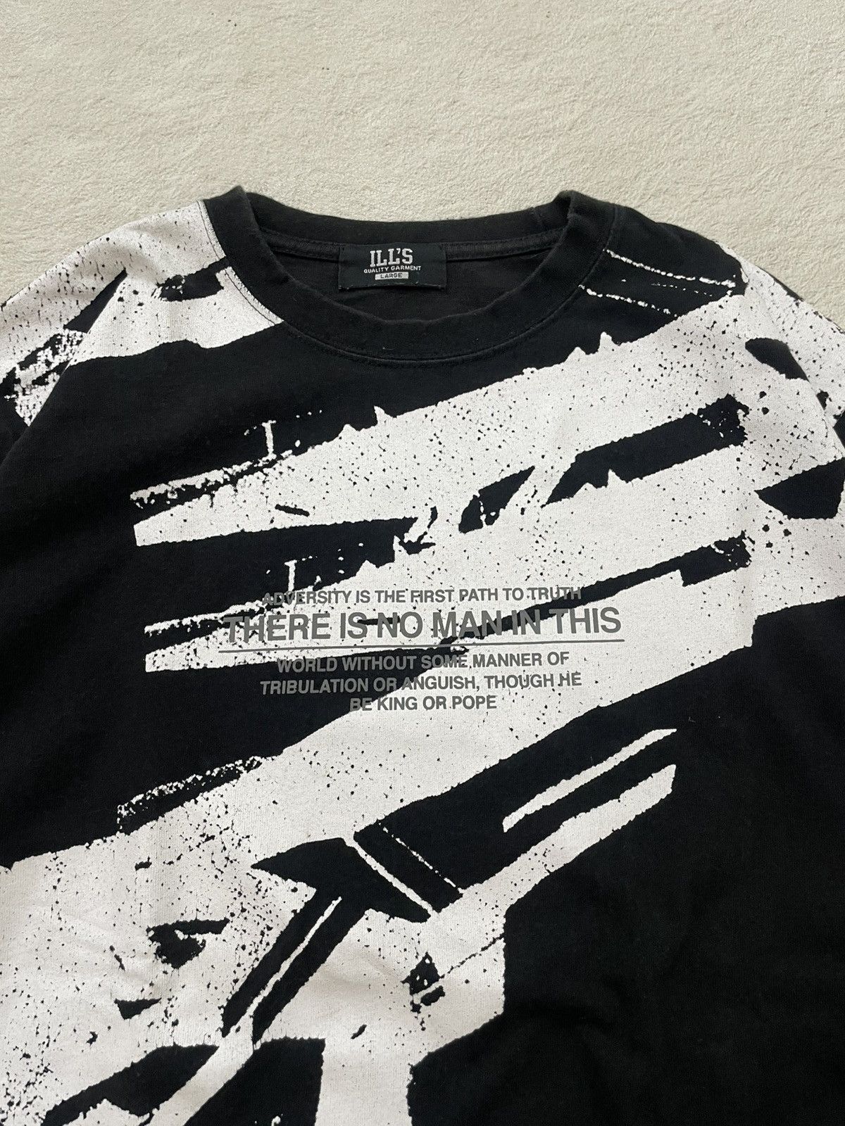 If Six Was Nine 2000s ILL’S Longsleeve Poem Ifsix Hysteric y’s Japan LGB y2k Size US M / EU 48-50 / 2 - 2 Thumbnail