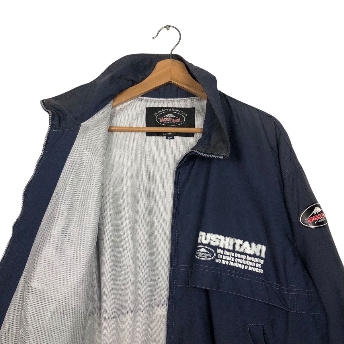 Japanese Brand 📌Vintage Bomber Jacket Hunting Kushitani Big Logo Size US L / EU 52-54 / 3 - 13 Thumbnail