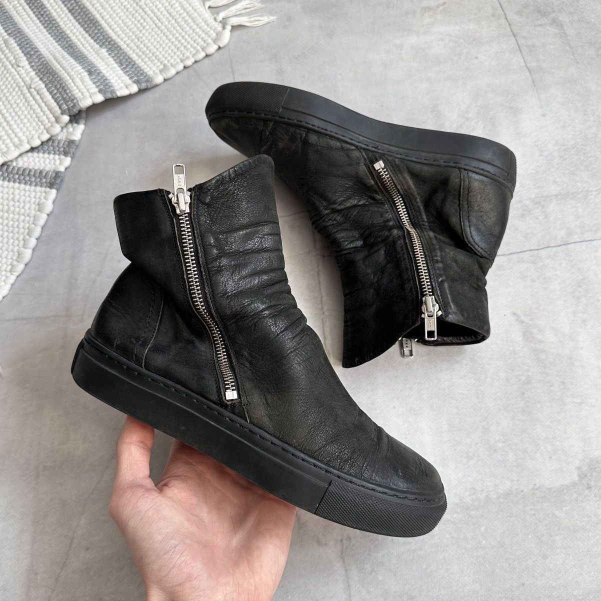 Dirk Bikkembergs Gothic Zipper Sneakers Inspired Guidi Cinzia Araia Vibe Size US 7 / IT 37 - 5 Thumbnail