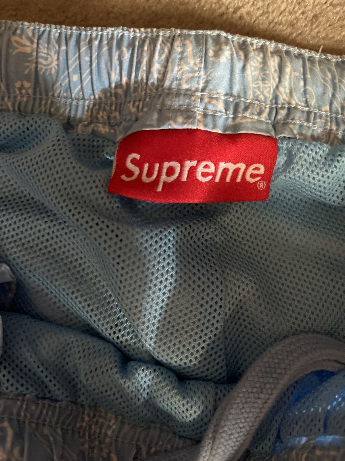 Supreme Blue bandanna supreme sweatpants Size US 32 / EU 48 - 5 Thumbnail