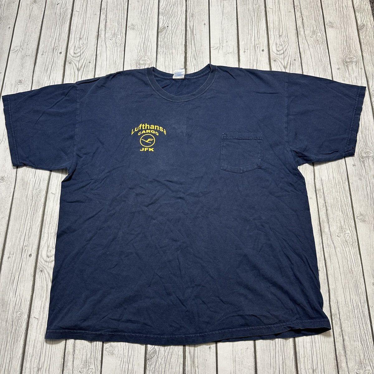 Gildan Lufthansa tee Size US XXL / EU 58 / 5 - 2 Thumbnail