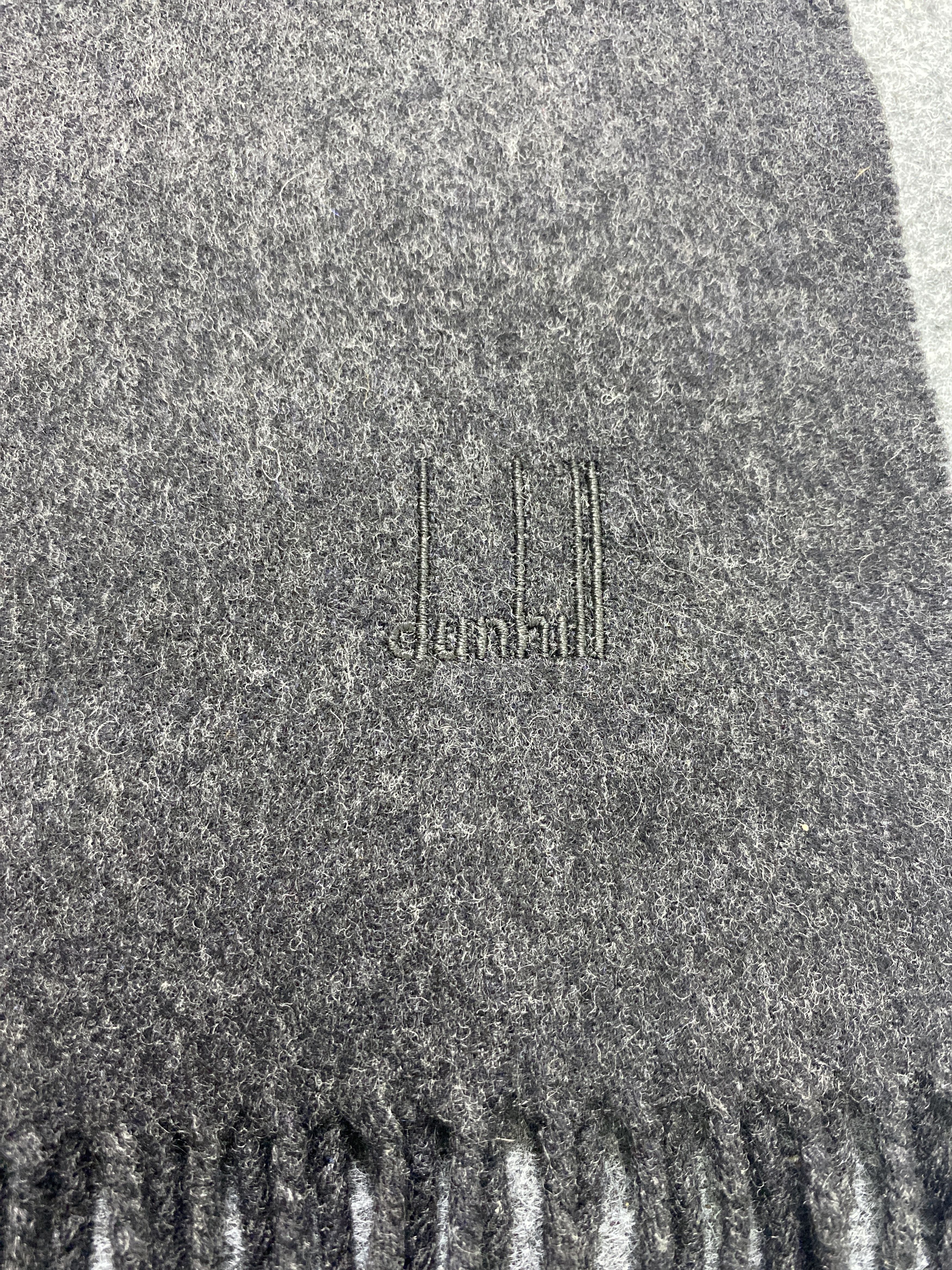 Alfred Dunhill DUNHILL 💯% PURE CASHMERE Scarf/Muffler/Neckwear -T303 Size ONE SIZE - 4 Thumbnail