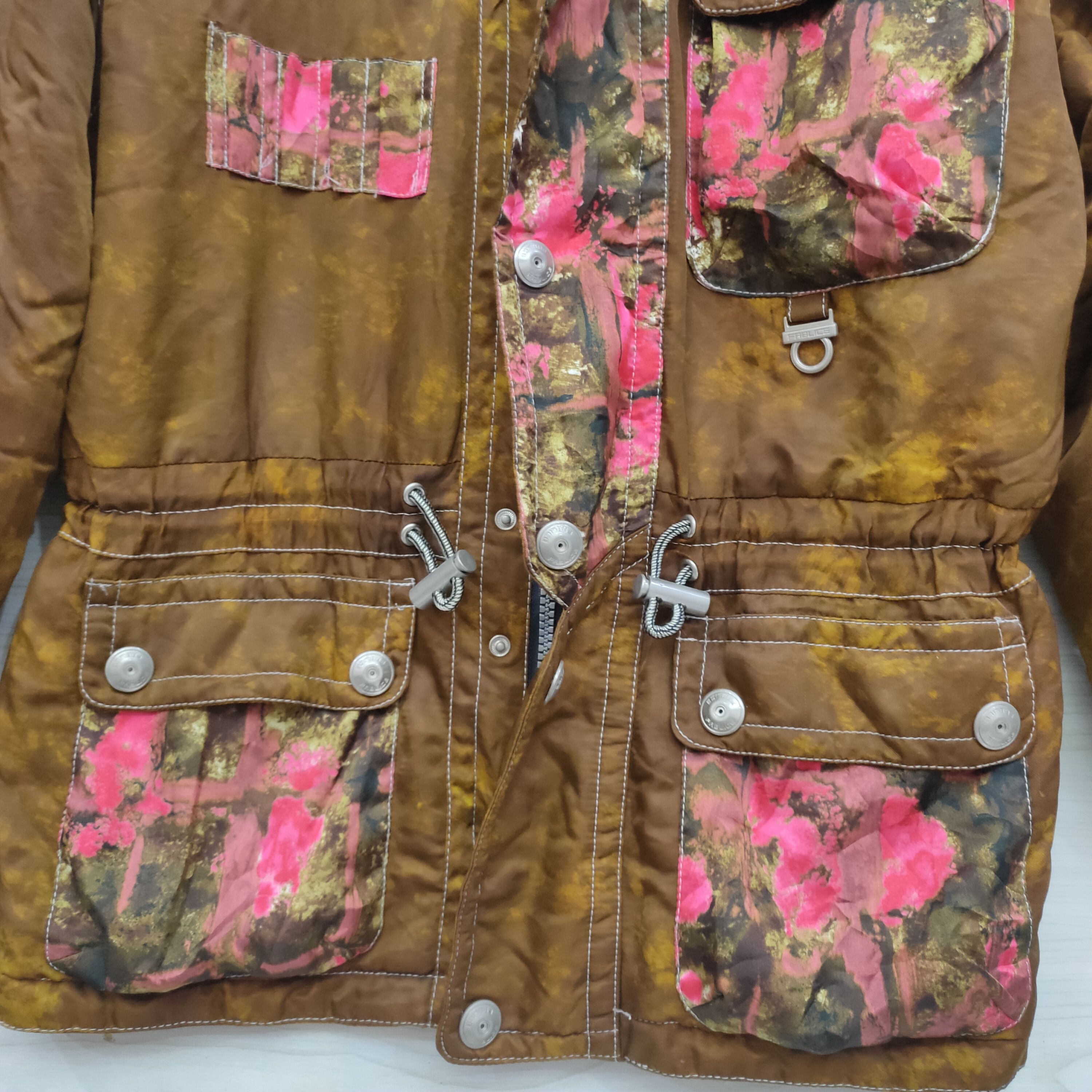 Sports Specialties × Vintage Vintage Fablice Racing Sports Jacket Floral Camouflage Size US M / EU 48-50 / 2 - 10 Thumbnail