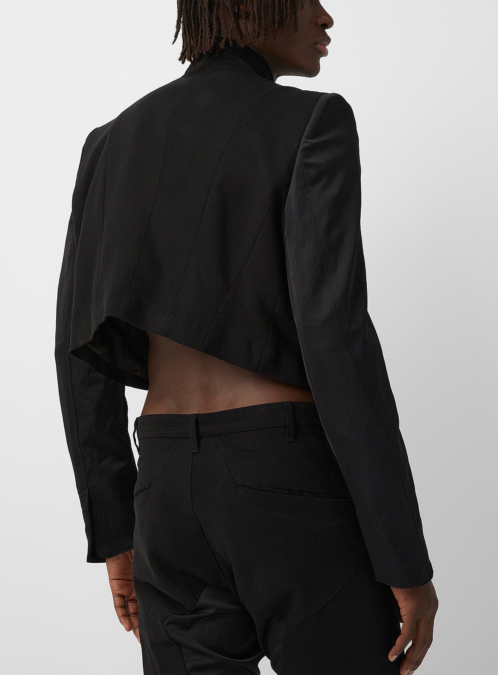 Julius BNWT SS23 JULIUS "GALLU" DUAL MATERIAL CROPPED JACKET 3 Size US L / EU 52-54 / 3 - 12 Thumbnail