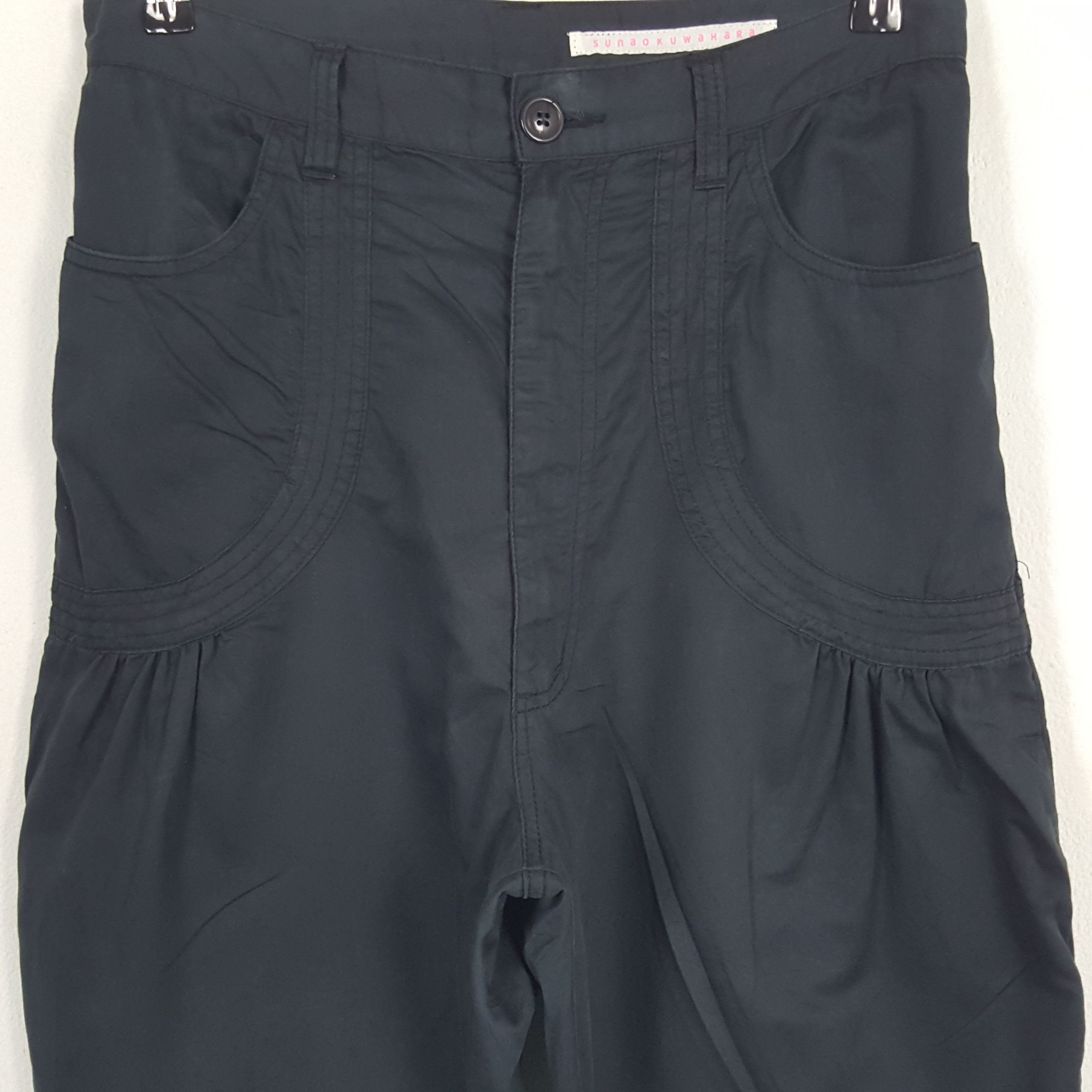 Issey Miyake × Japanese Brand × Vintage Vintage Sunaokuwahara by Issey Miyake Buggy Pants Size US 29 - 2 Thumbnail