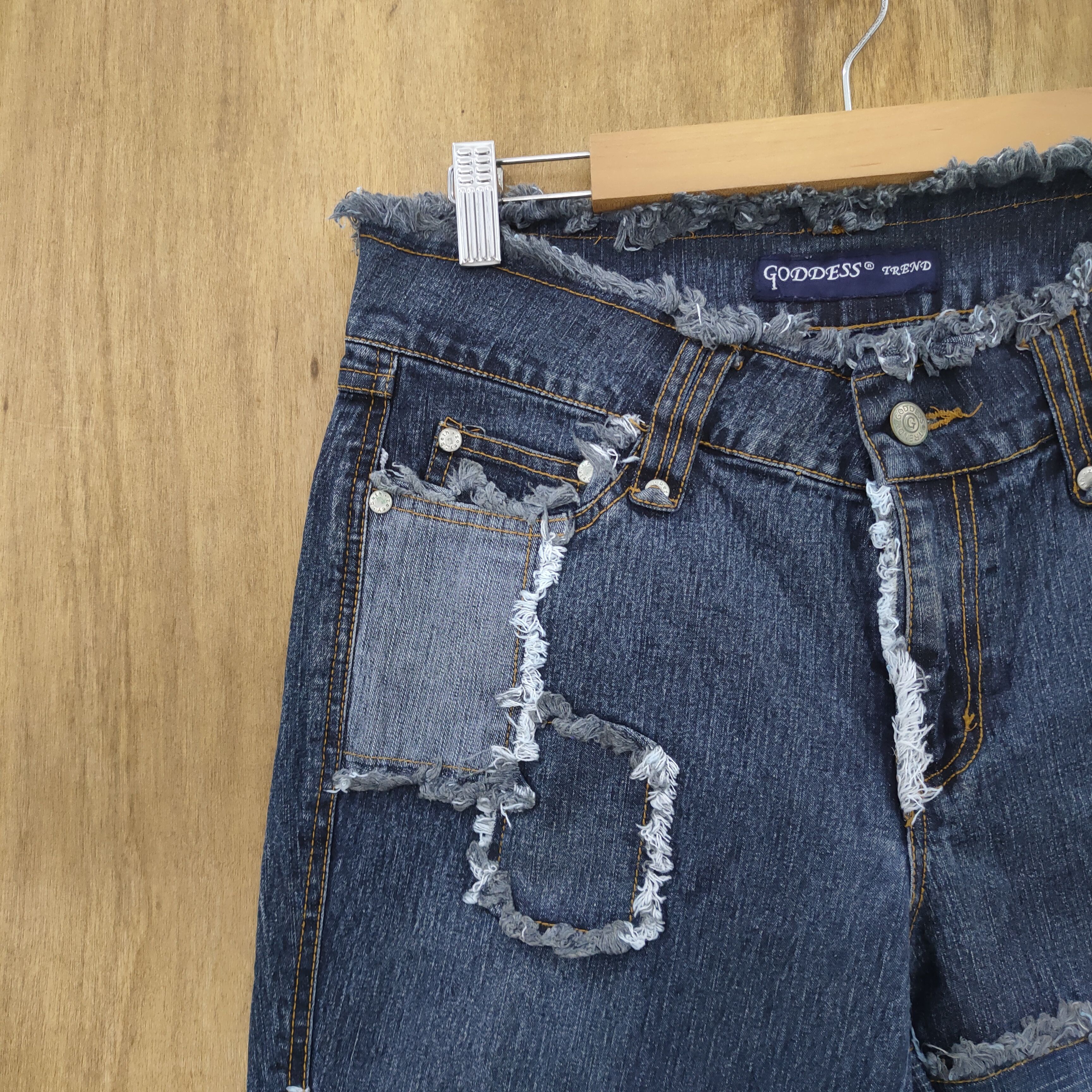 Japanese Brand VINTAGE JAPANESE HAGI SHASHIKO FLARED JEANS PANTS Size US 30 / EU 46 - 5 Thumbnail