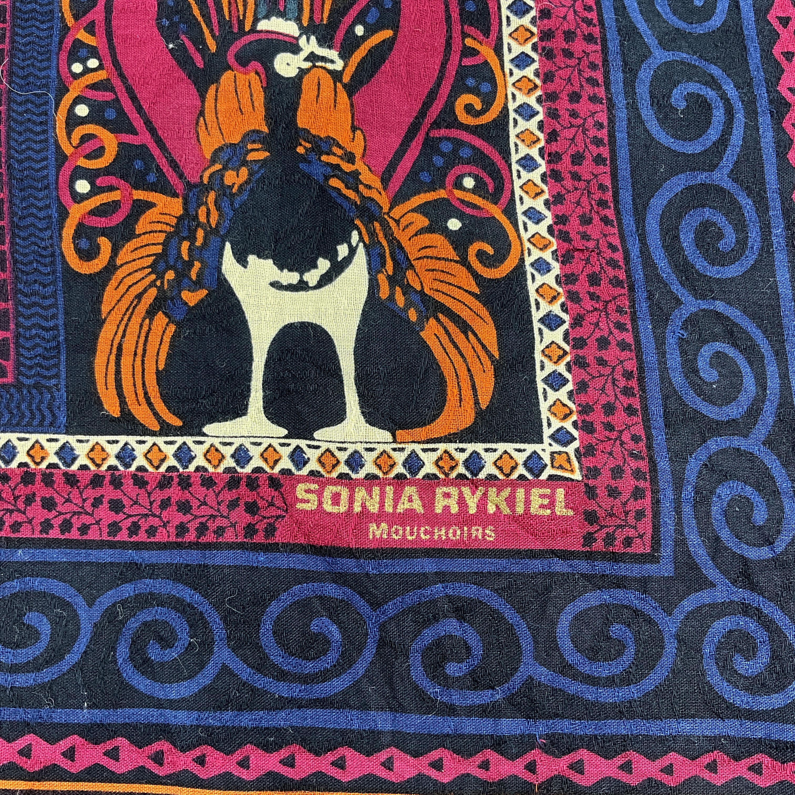 Sonia Rykiel × Vintage Sonia Rykiel Handkerchief / Bandana / Neckerchief B052 Size ONE SIZE - 4 Thumbnail
