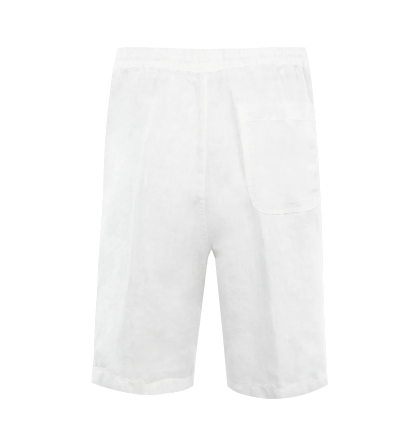 120% Lino o1h1sh11224 Bermuda Shorts in Silver Size US 36 / EU 52 - 2 Thumbnail
