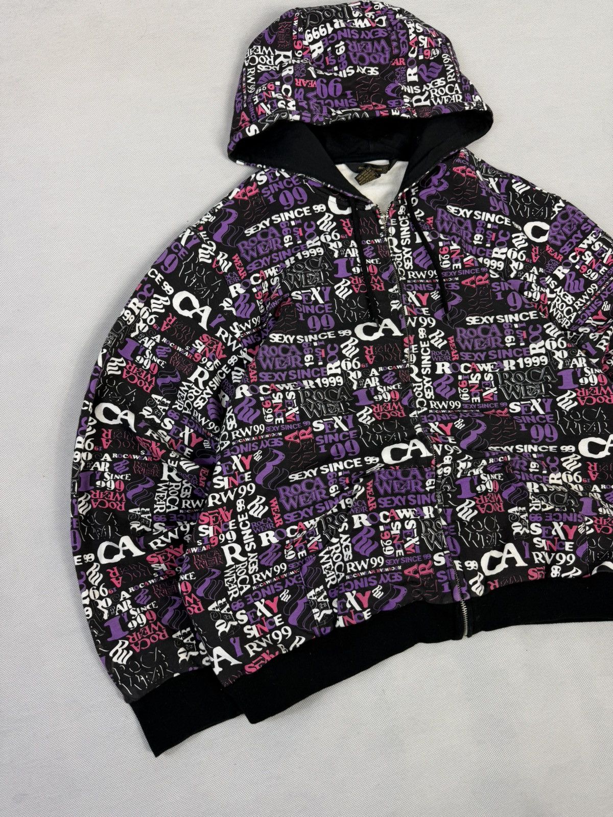Rocawear 3XL Baggy Rocawear All Over Print Vintage Zipped Boxy Fit Size US XXL / EU 58 / 5 - 5 Thumbnail