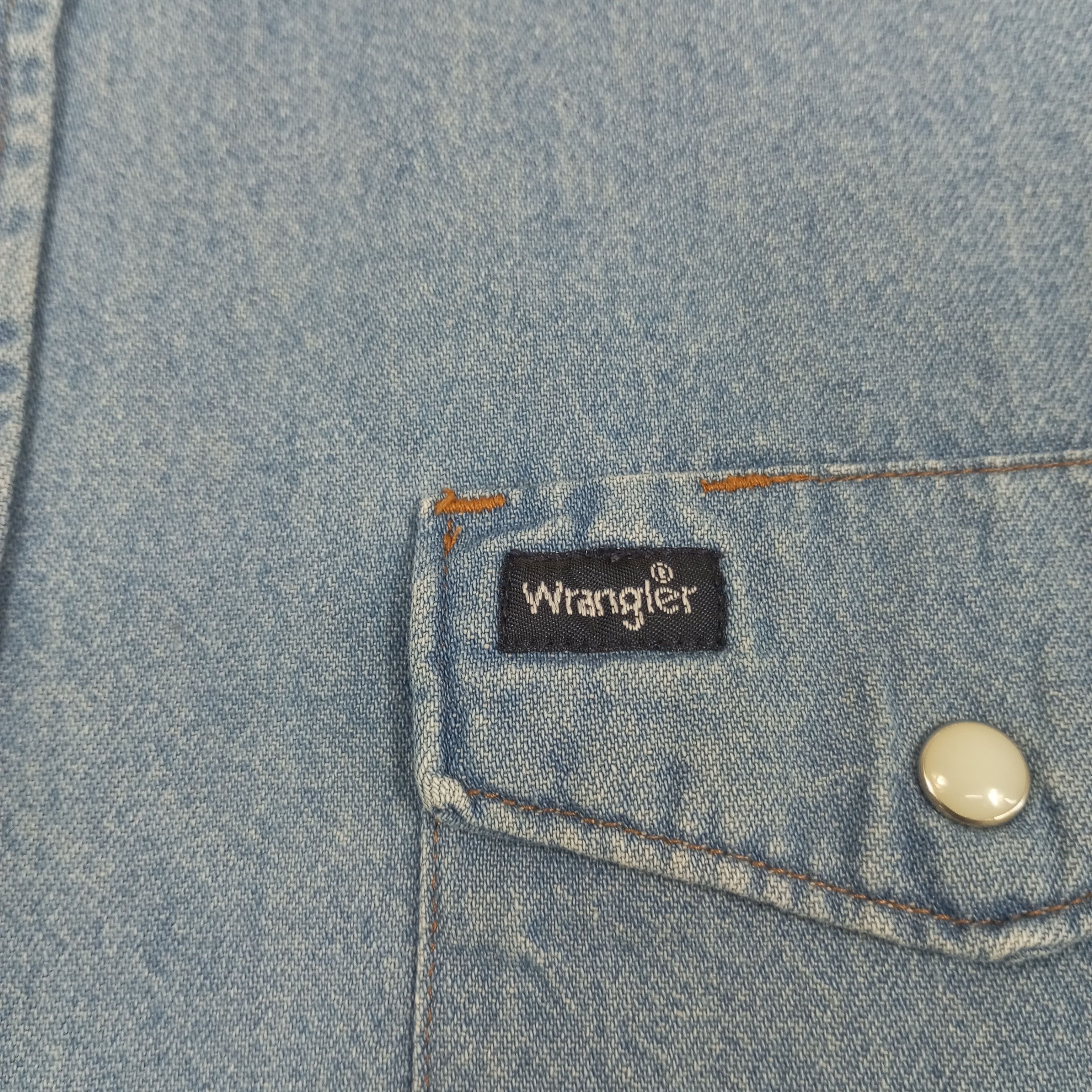 Vintage × Wrangler Wrangler Classic Style Casual Shirt Size US L / EU 52-54 / 3 - 7 Thumbnail