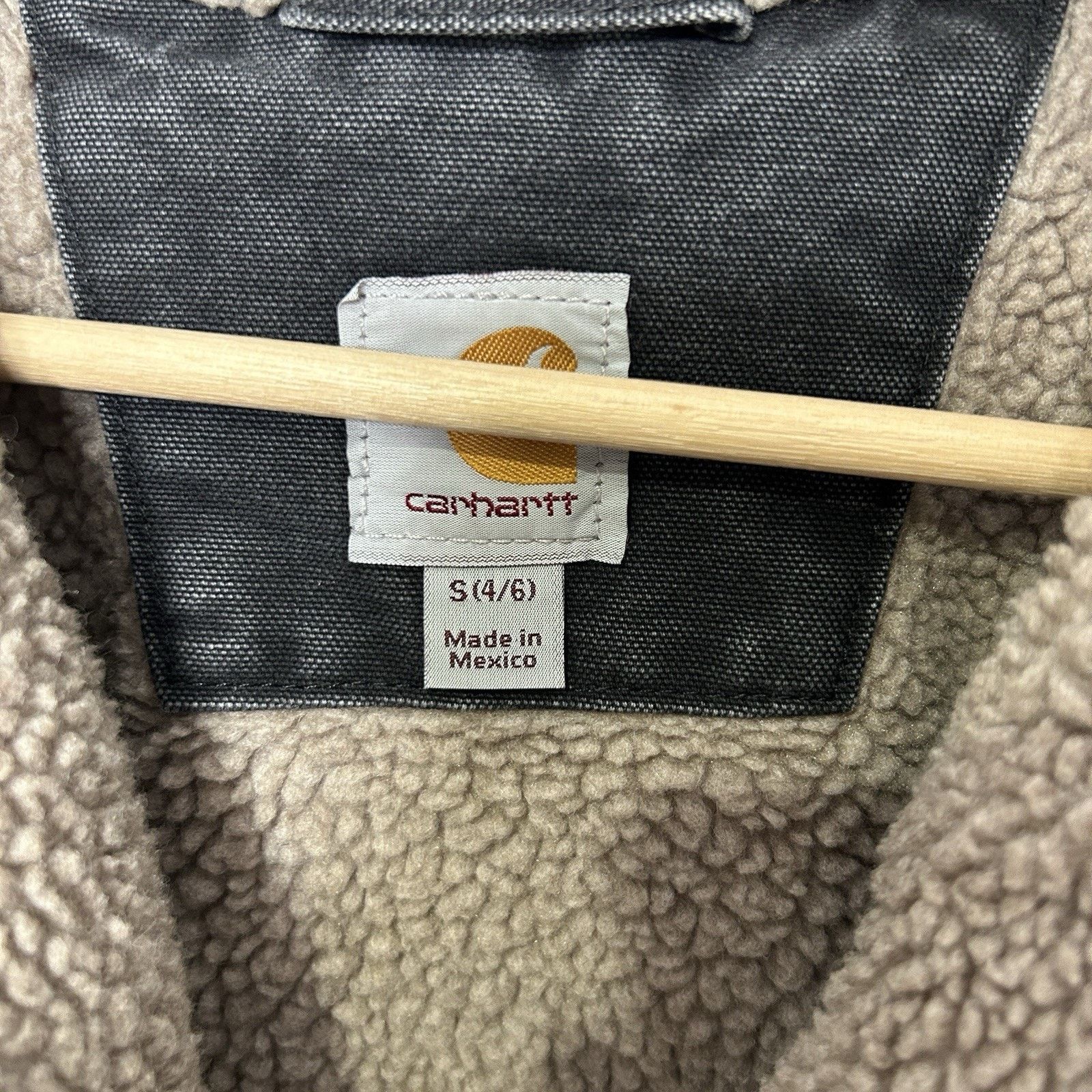 Carhartt Y2K Carhartt Sherpa-Lined Hooded Detroit Jacket “Black” Size S / US 4 / IT 40 - 11 Thumbnail
