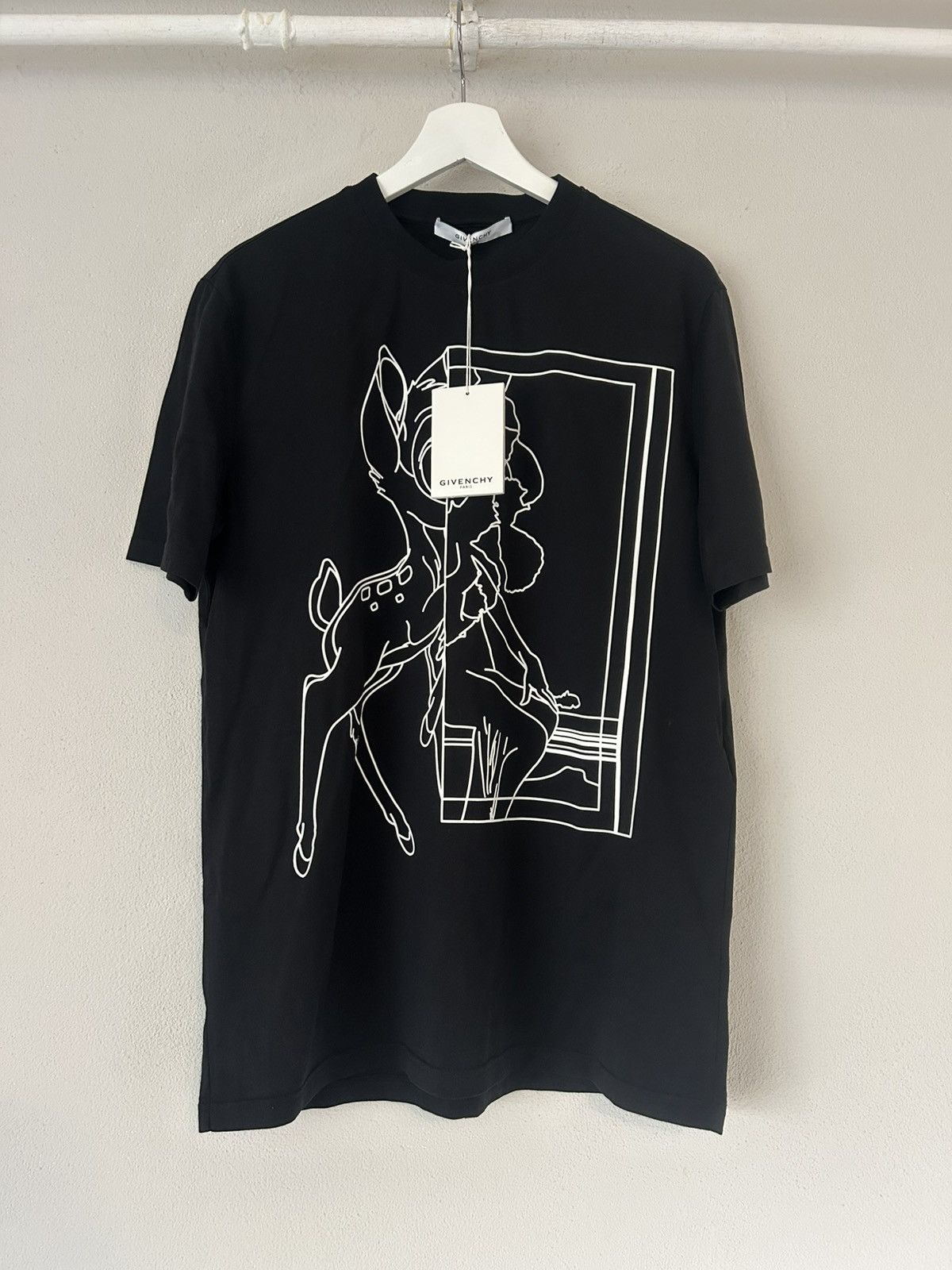 Givenchy Bambi Abstract Print T-Shirt - Size S (Oversized Fit) Size US S / EU 44-46 / 1 - 1 Thumbnail