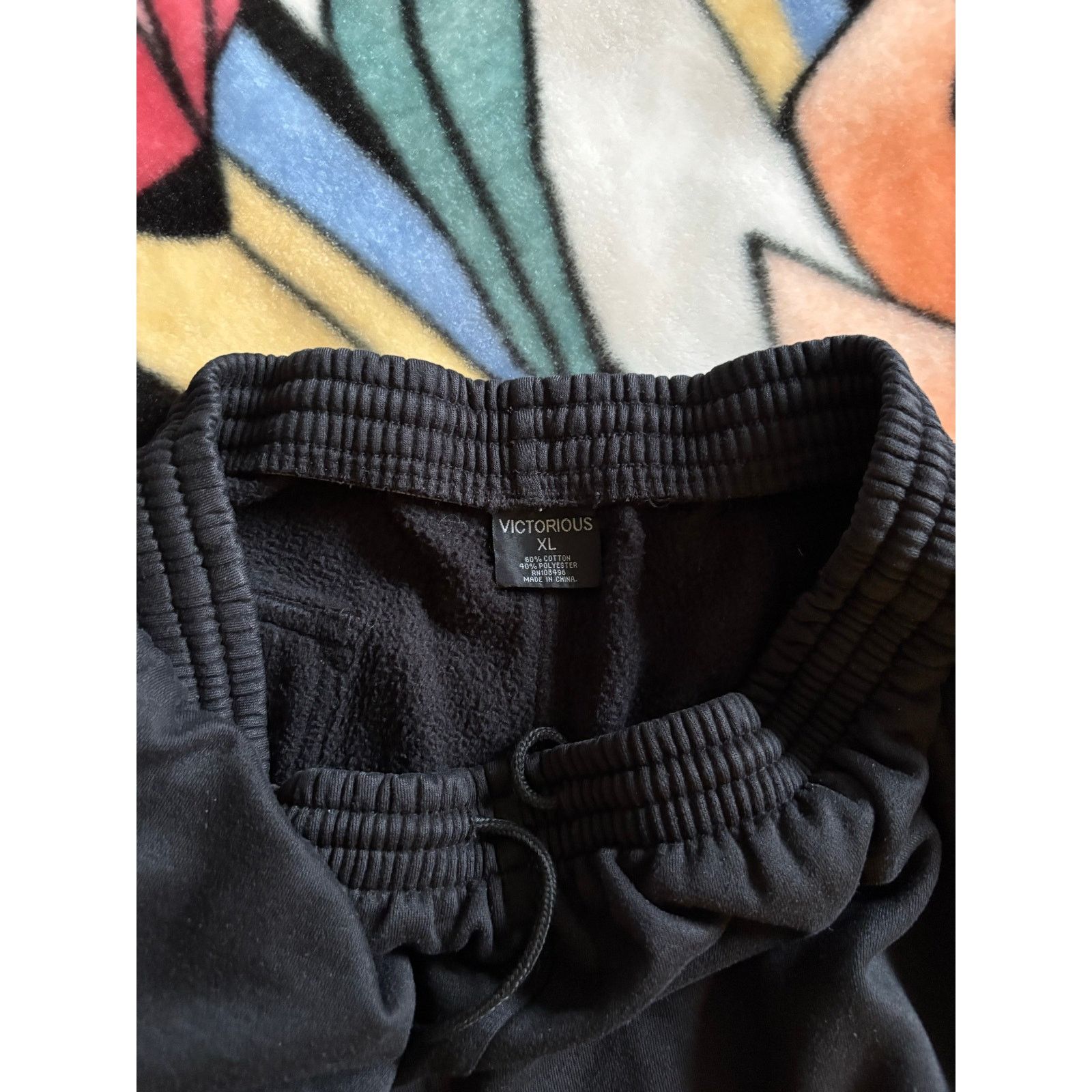 Other Victorious Black Cargo Sweatpants Tactical Utility Joggers Size US 32 / EU 48 - 3 Thumbnail