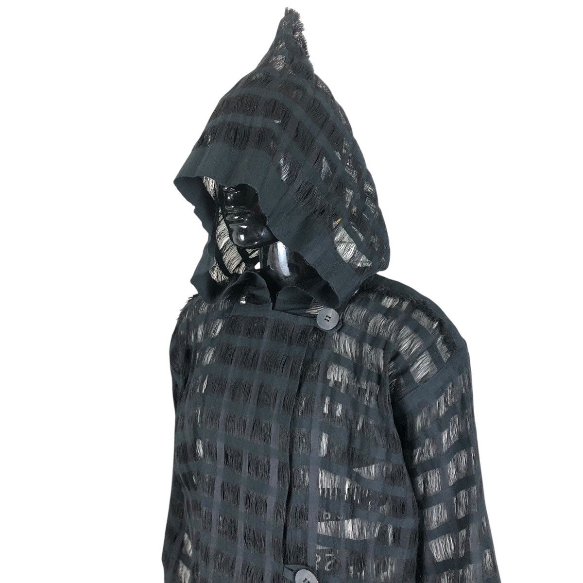 Issey Miyake Vintage Issey Miyake Permanente S/S 1995 Wool Mesh Jacket Size US L / EU 52-54 / 3 - 18 Thumbnail