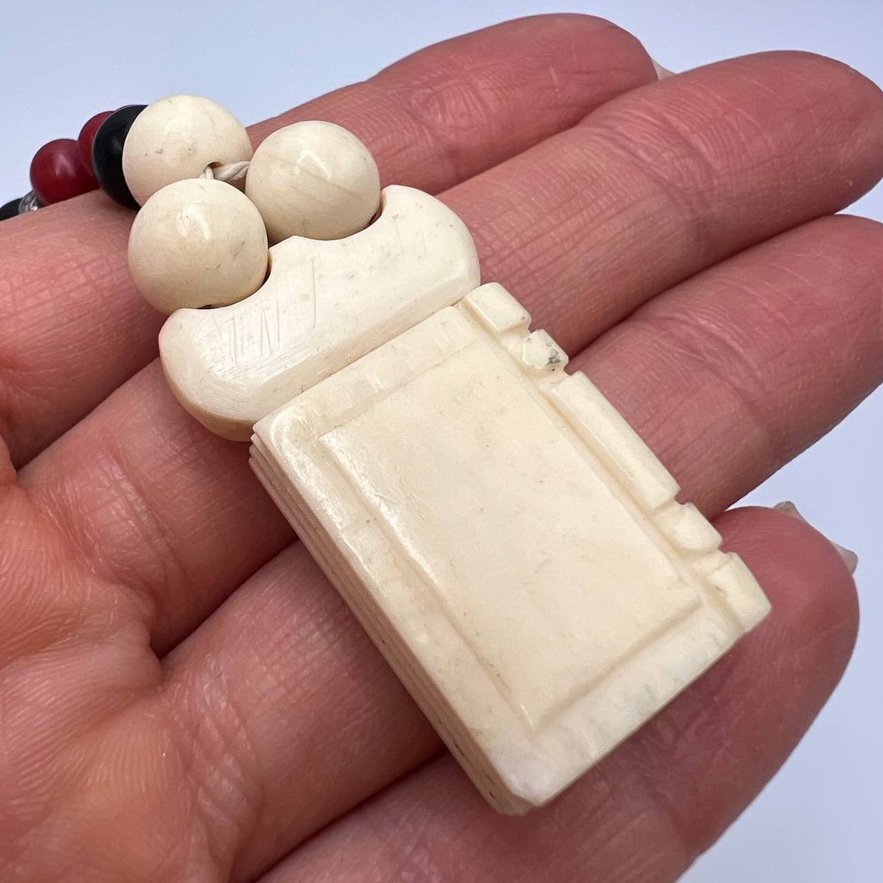 Vintage Vintage Christian Worry Prayer 33 Beads Rosary Biblie Size ONE SIZE - 7 Thumbnail