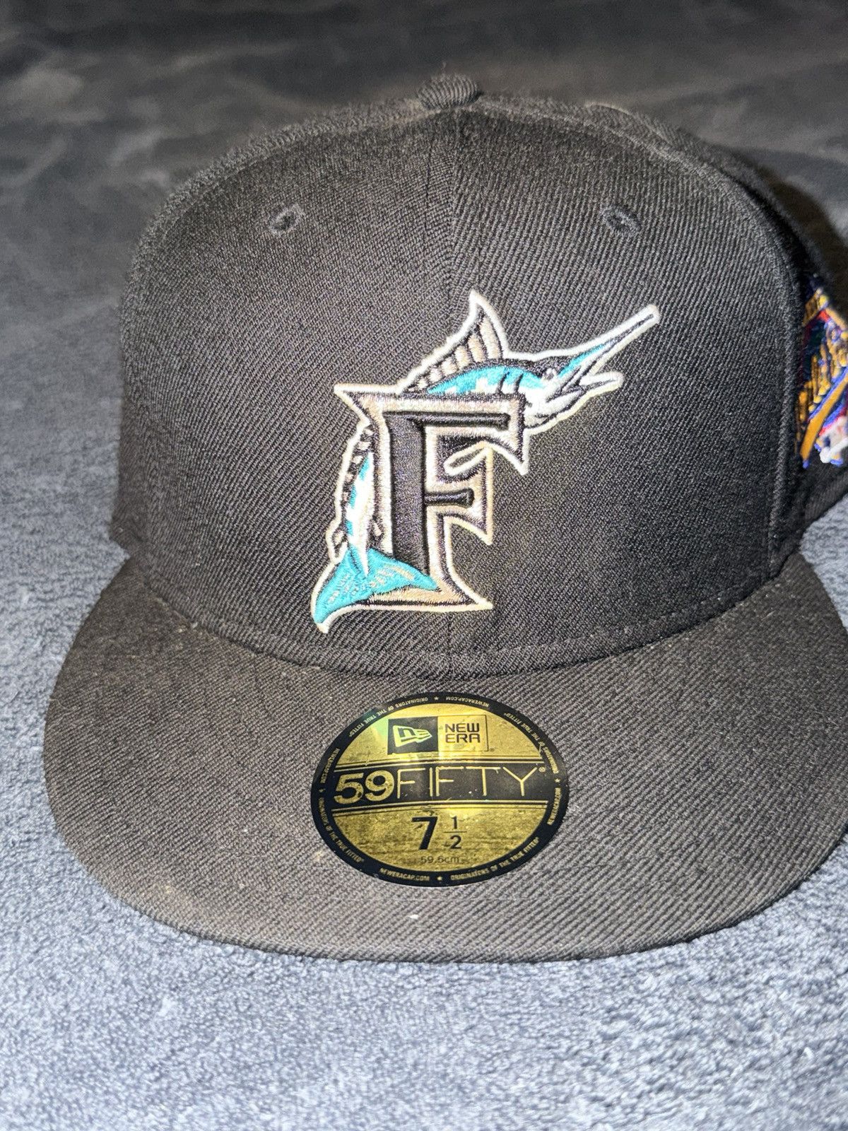 New Era Florida Marlins vintage fitted 7 1/2 Size ONE SIZE - 1 Thumbnail