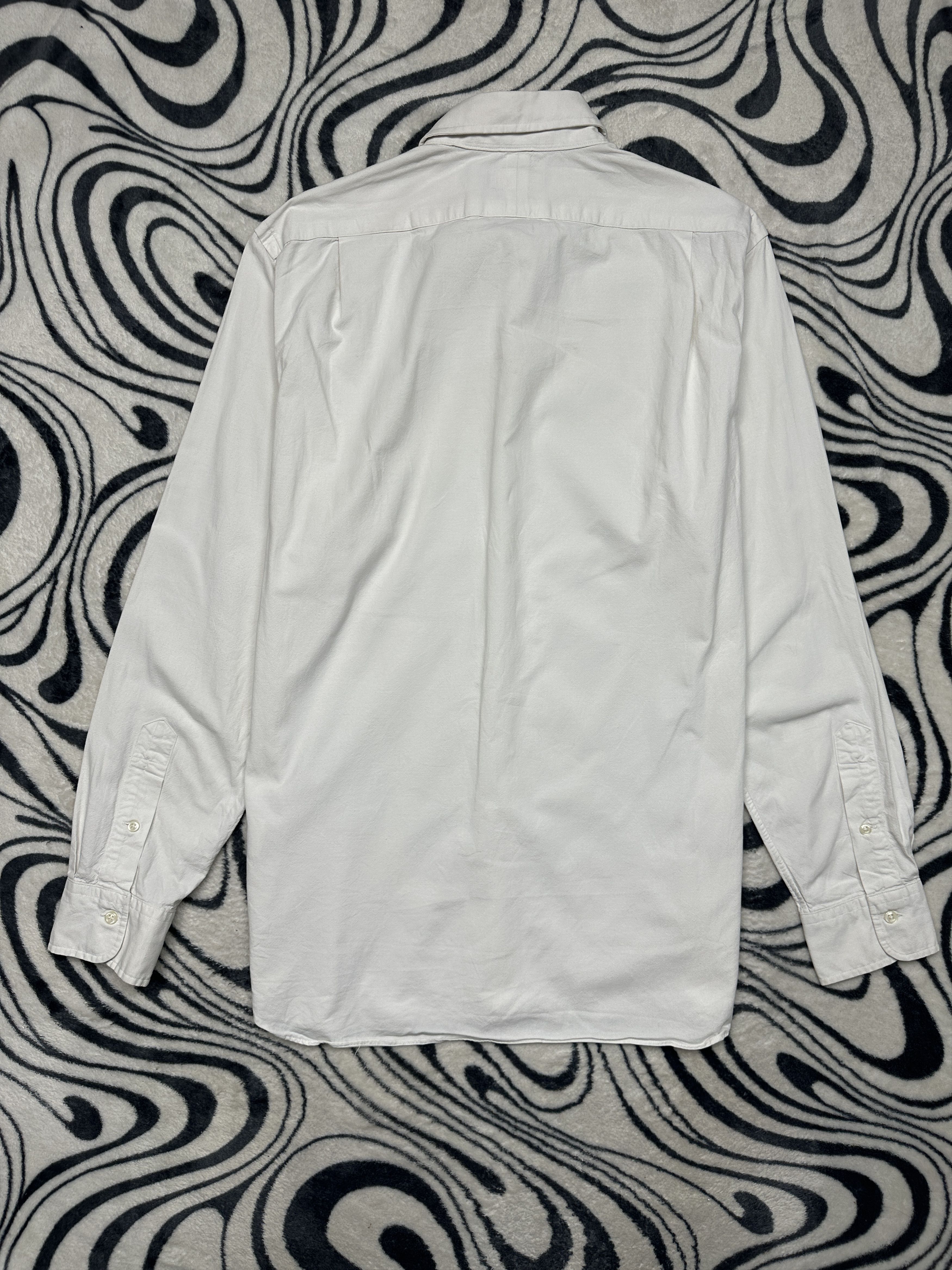 Polo Ralph Lauren Polo Ralph Lauren Mens Long Sleeve White Shirt Size US L / EU 52-54 / 3 - 8 Thumbnail