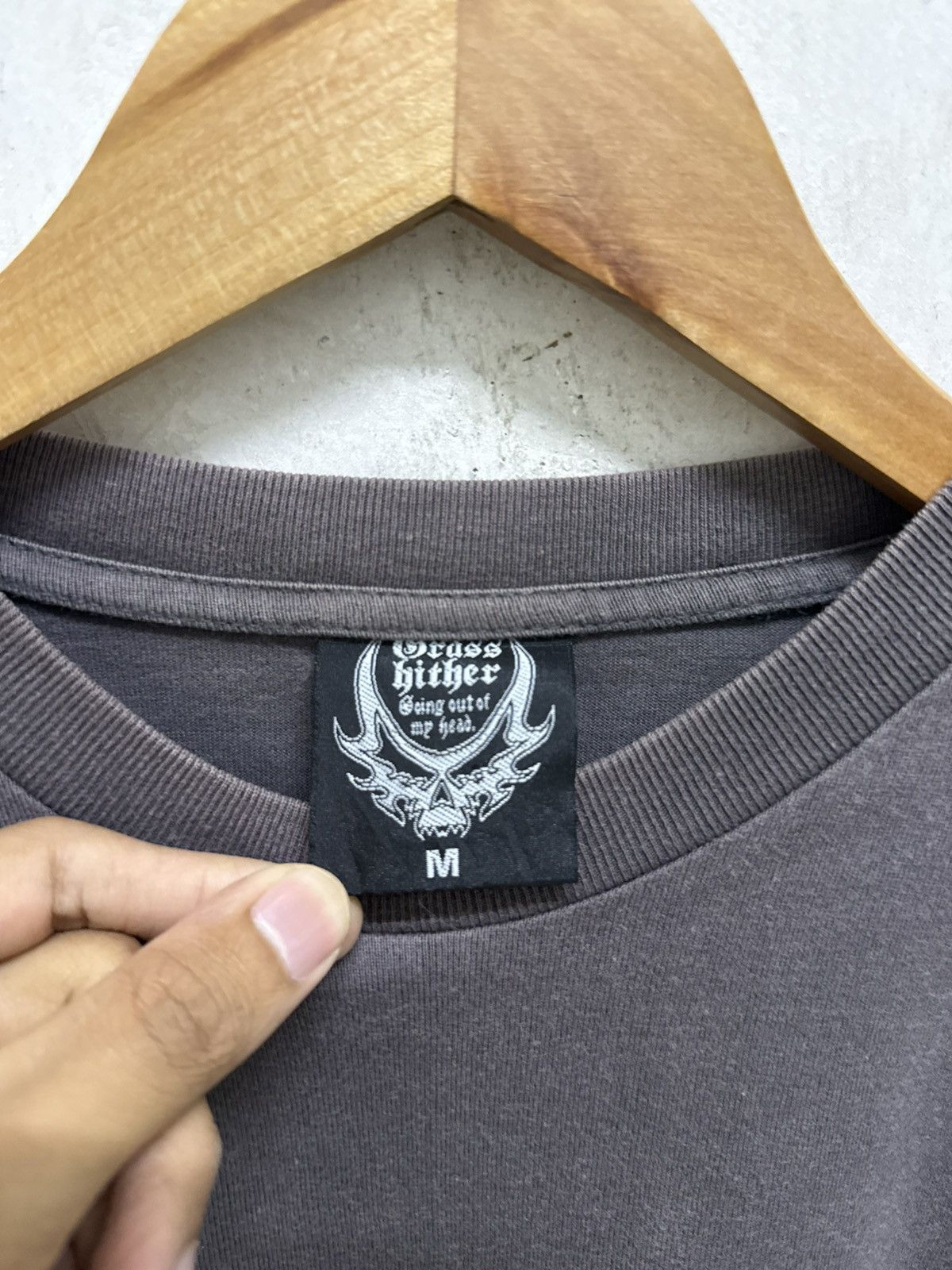 Japanese Brand 2000s Grass Hither Dragon Cyber Sigilism LS y2k Tees Size US M / EU 48-50 / 2 - 7 Thumbnail