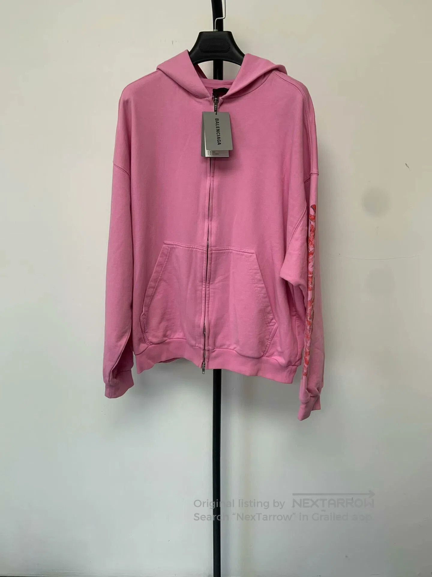 Balenciaga balenciaga disaster flame zip hoodie. Size US S / EU 44-46 / 1 - 1 Thumbnail