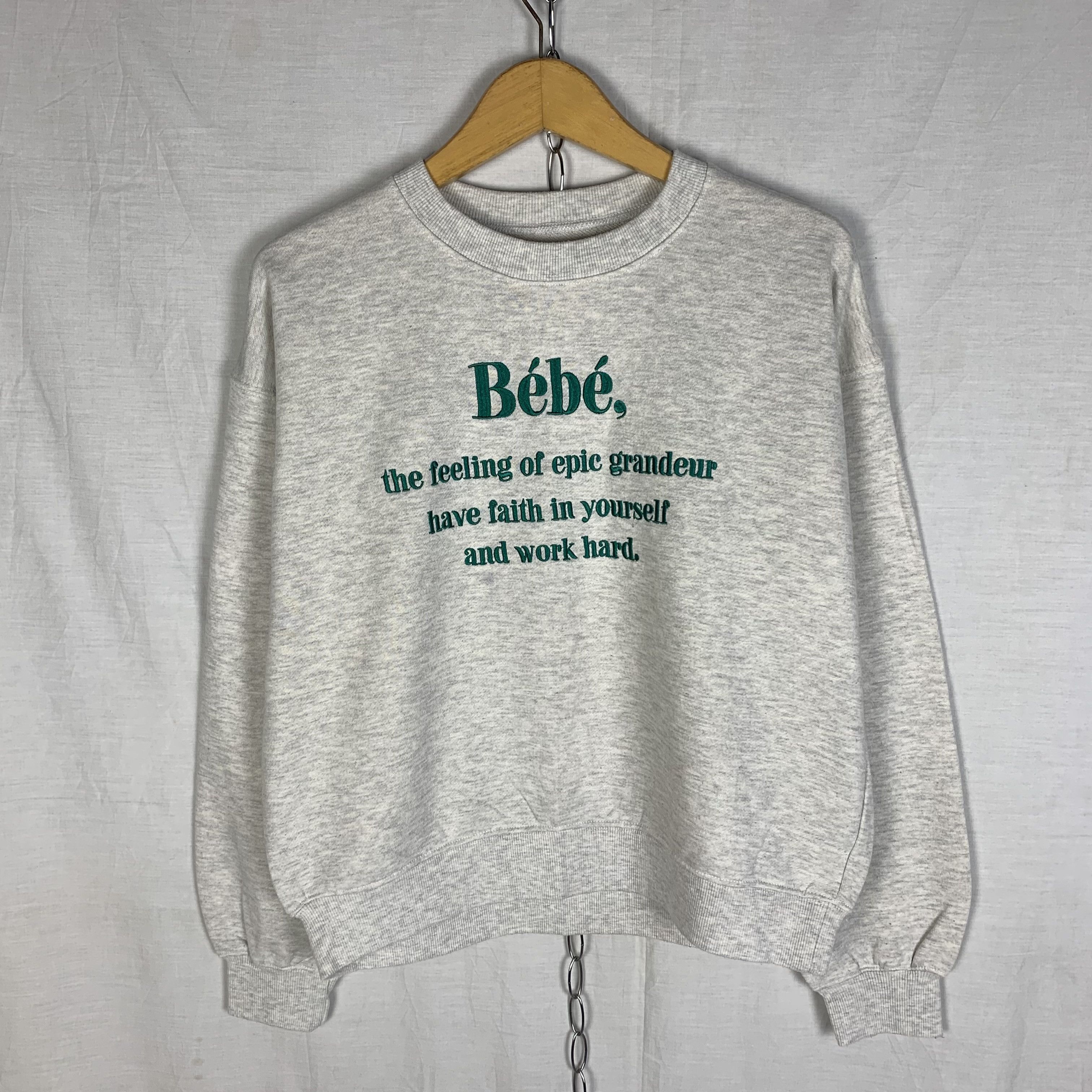 Japanese Brand GRL Japanese Brand BEBE Sweatshirt Crewneck Size US S / EU 44-46 / 1 - 1 Thumbnail