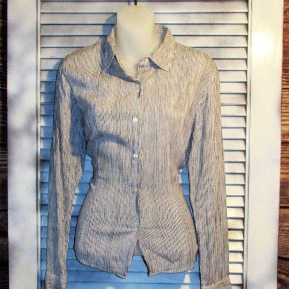 Other Telluride Clothing Co. Sz 10 Striped Button Down Size L / US 10 / IT 46 - 9 Thumbnail