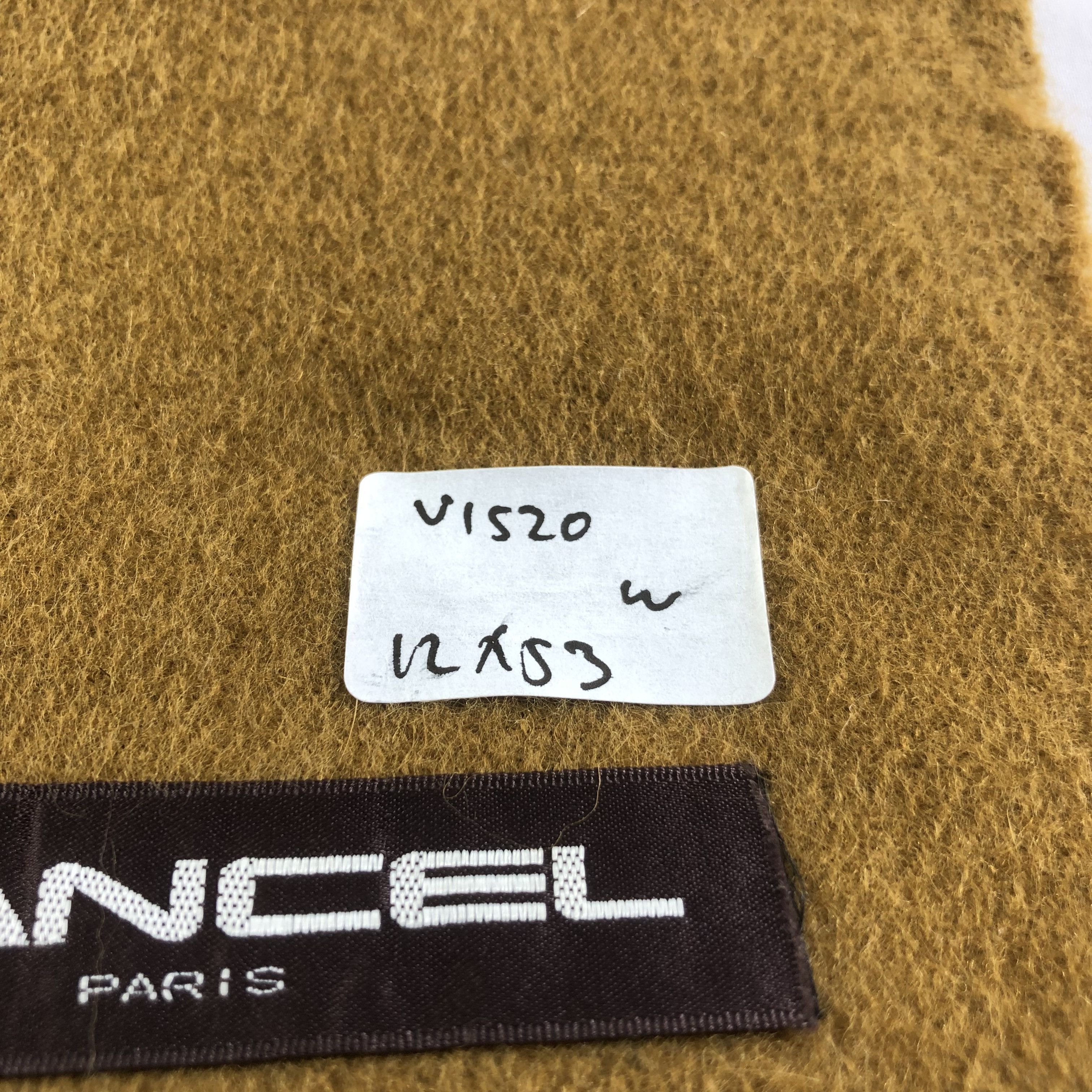 Lancel Lancel Plain Tan Wool Scarf Muffler V1520 Size ONE SIZE - 9 Thumbnail