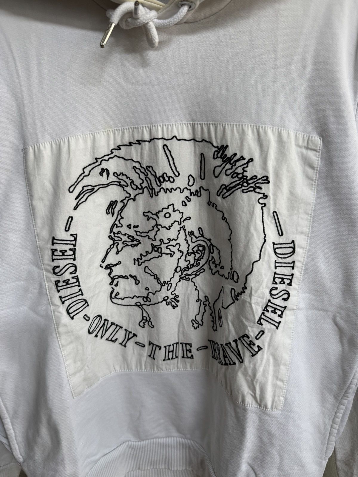 Diesel DIESEL ONLY THE BRAVE WHITE HOODIE Size US M / EU 48-50 / 2 - 3 Thumbnail