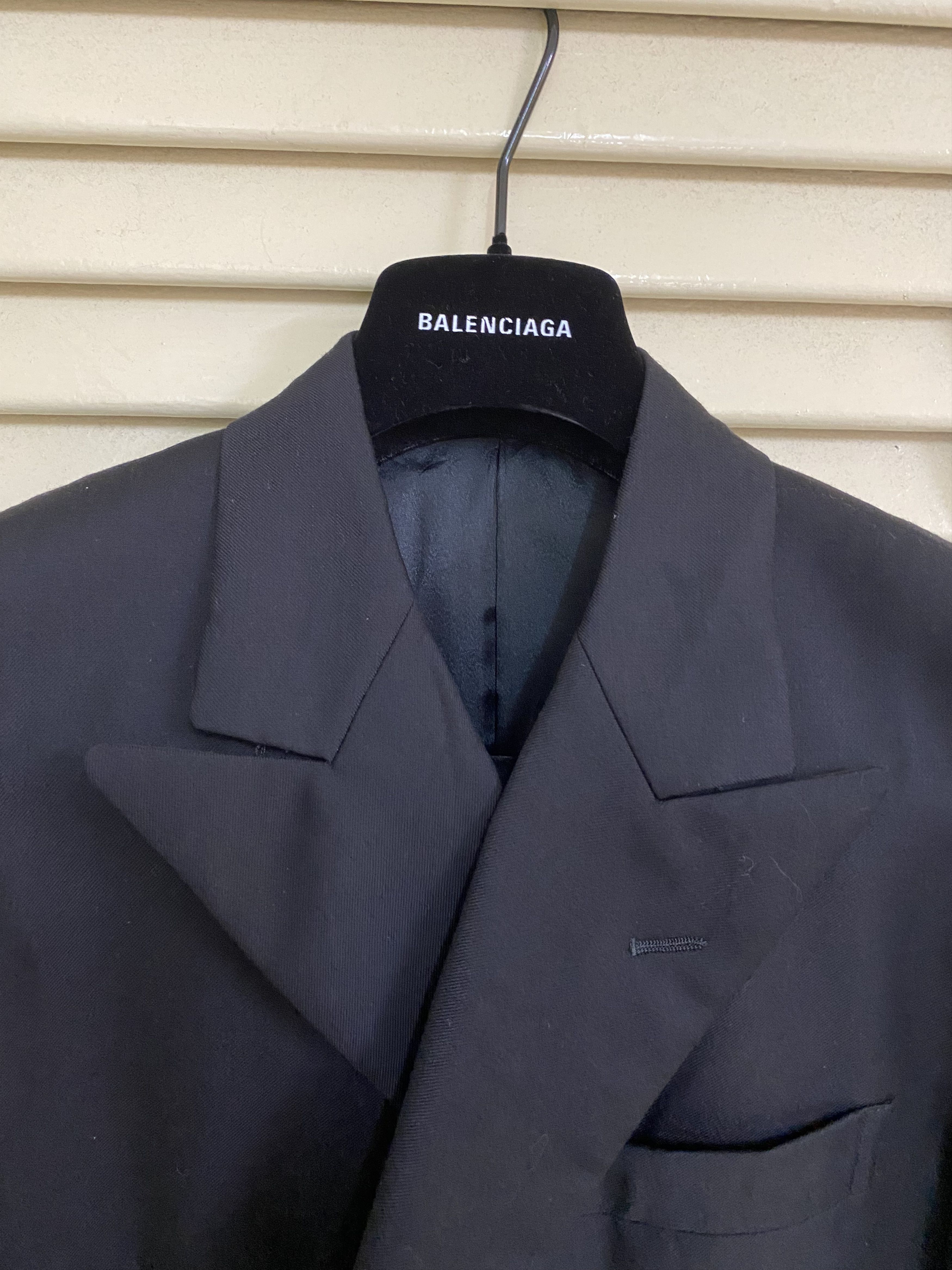 Balenciaga Nwt Double Breasted Balenciaga Blazer Suit Size 40R - 4 Thumbnail